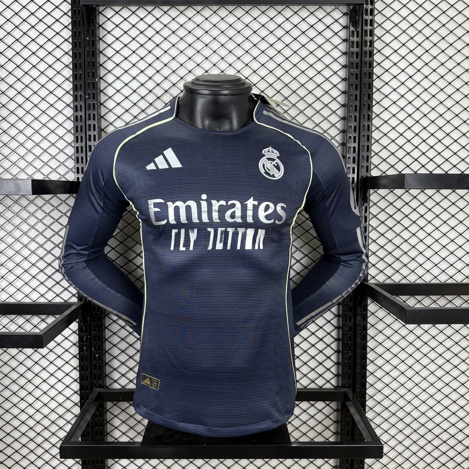 Real Madrid 25-26 Away Long Sleeve Jersey - Player Version - ReplicasJersey