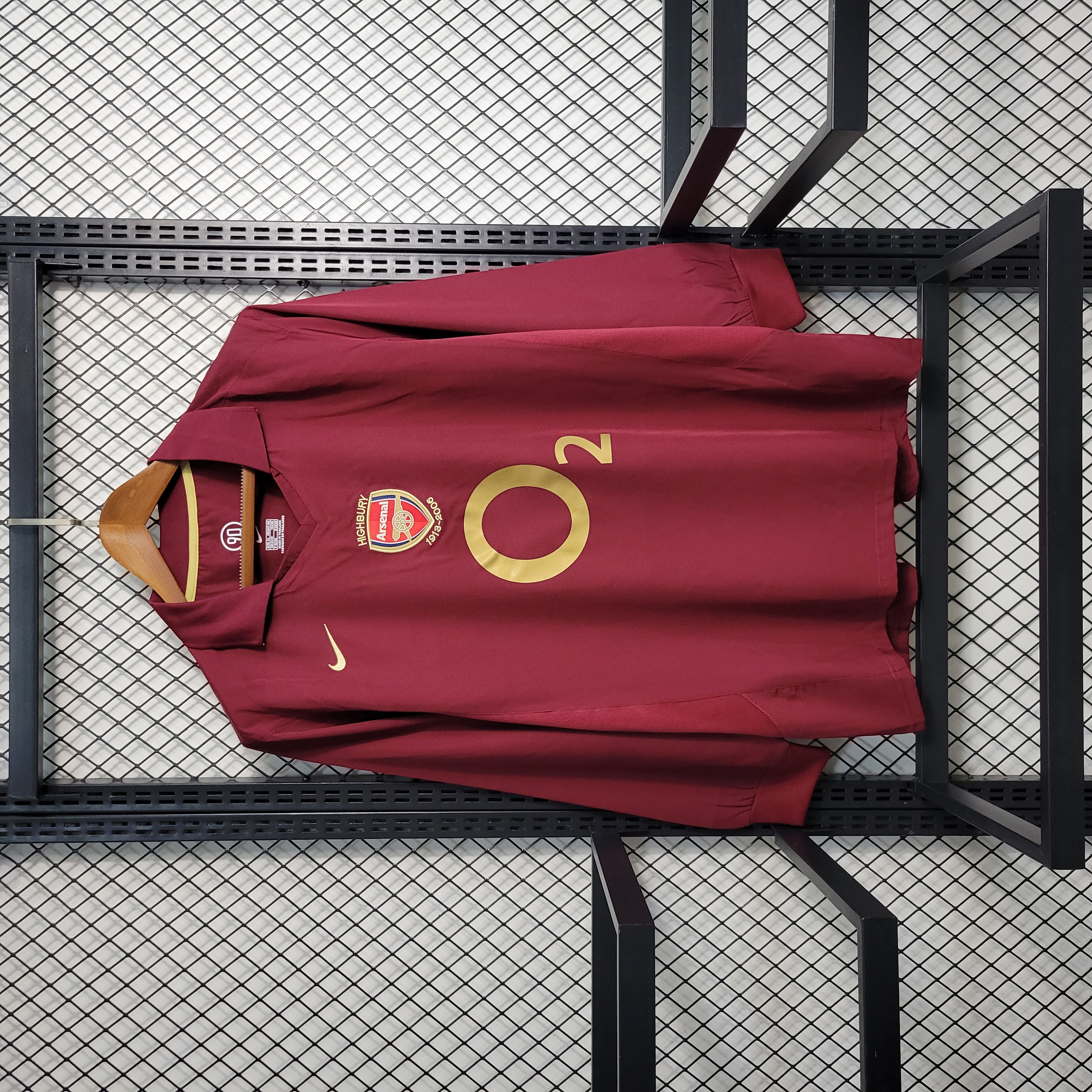 Arsenal Retro 05-06 Home Stadium Long Sleeve Jersey - ReplicasJersey