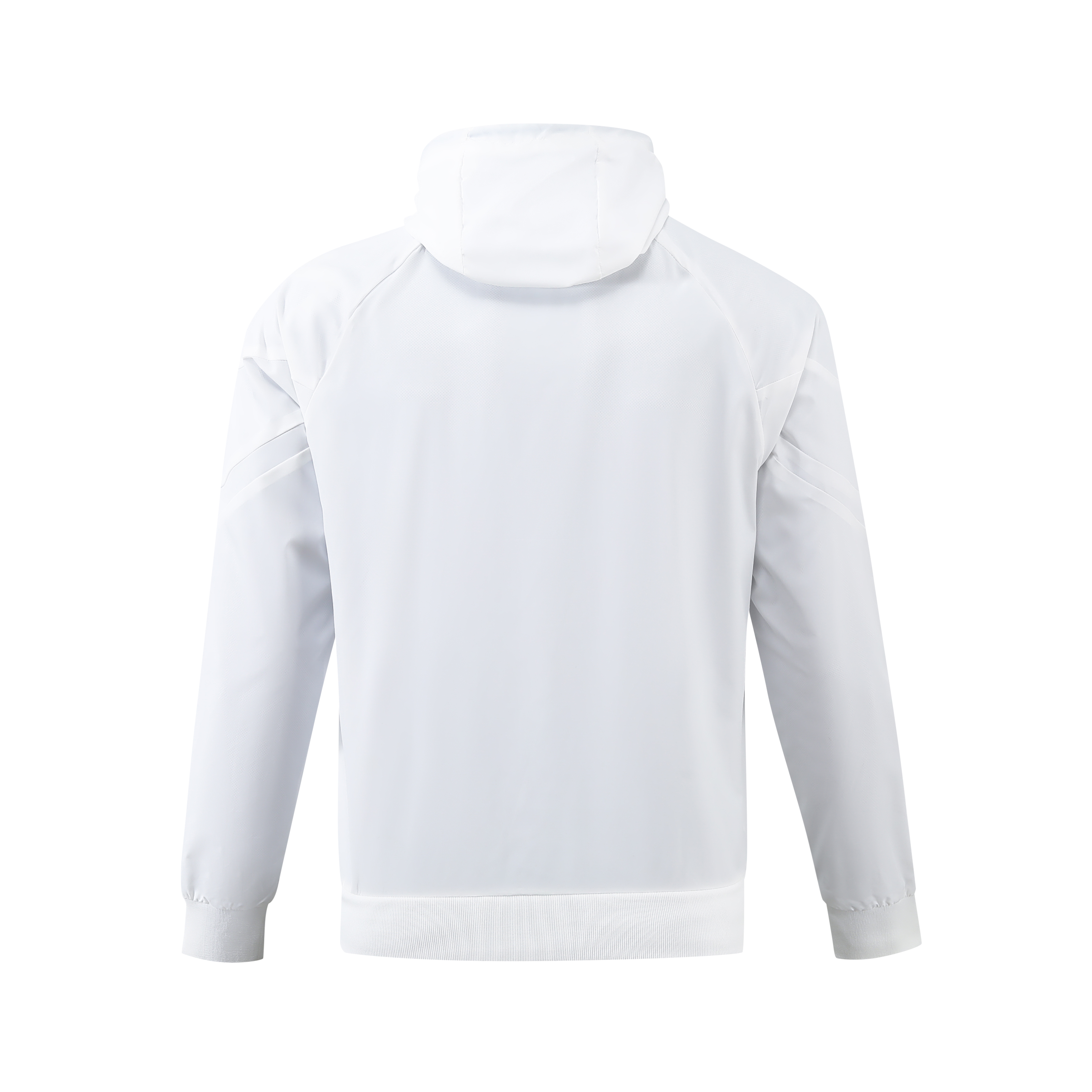 England 2024 National Team Anthem White Hooded Windbreaker - Player Version - ReplicasJersey