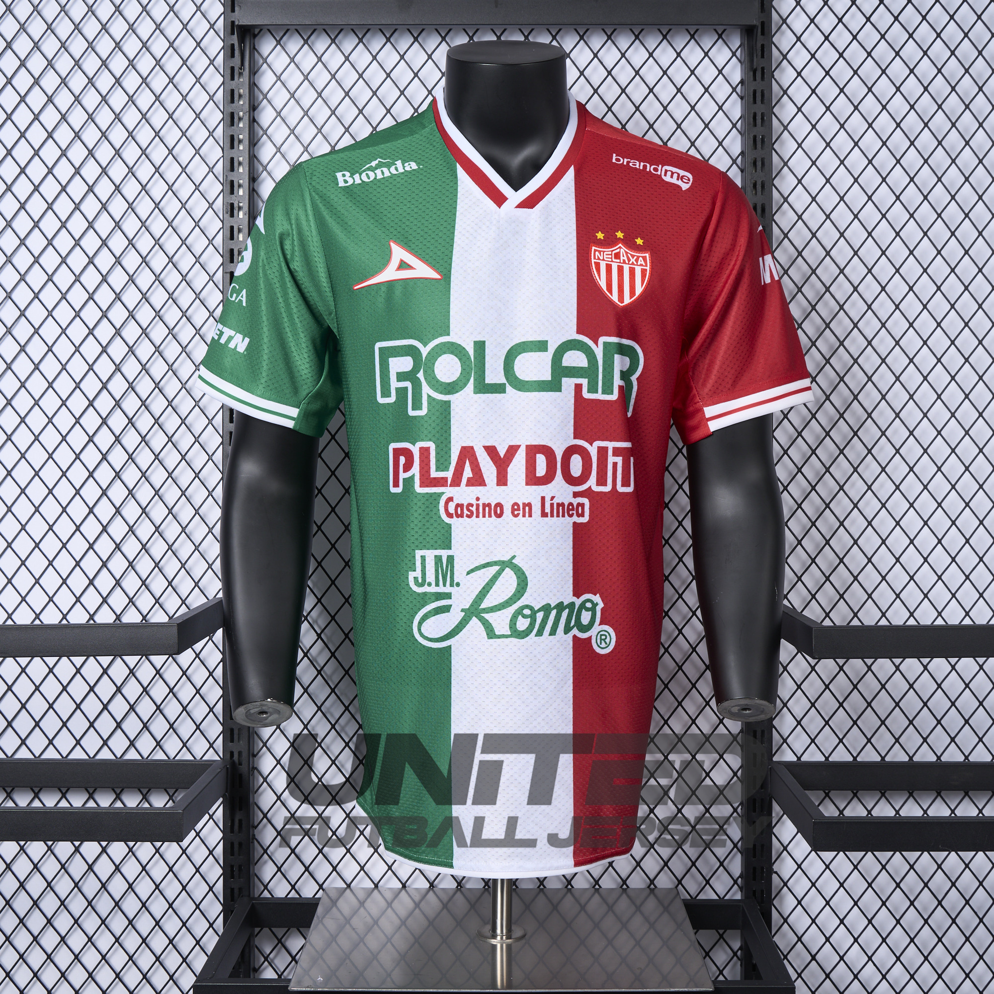 Club Necaxa 24-25 Cup Jersey - Player Version - ReplicasJersey
