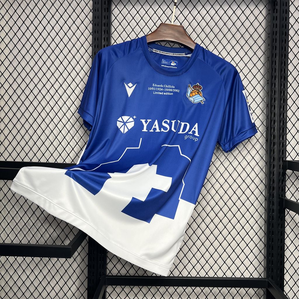 Real Sociedad 24-25 Chillida Special Jersey - Fans Version - ReplicasJersey