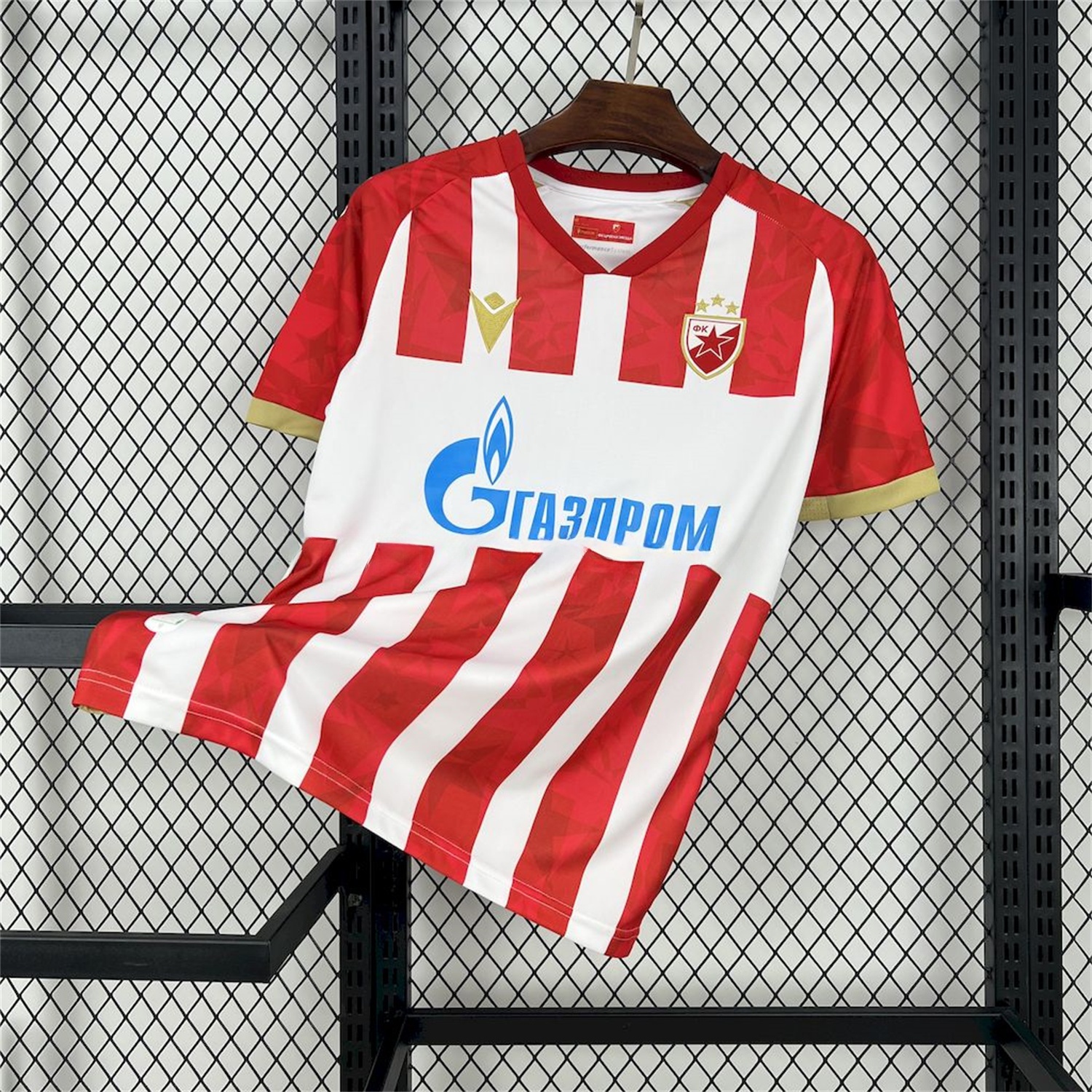 Red Star Belgrade 24-25 Home Jersey - Fans Version - ReplicasJersey