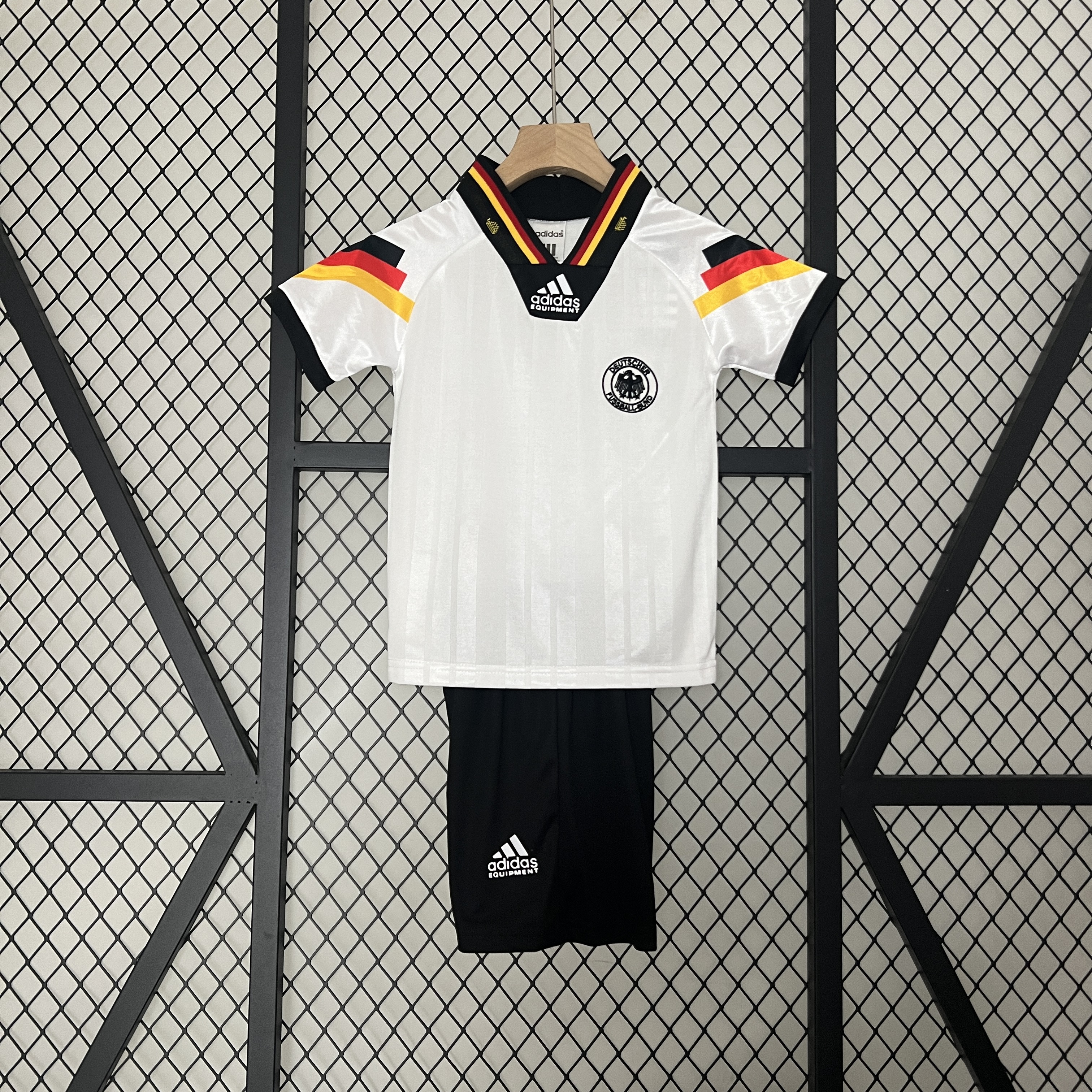 Retro Germany 1992 Home Stadium Kids Kit - ReplicasJersey