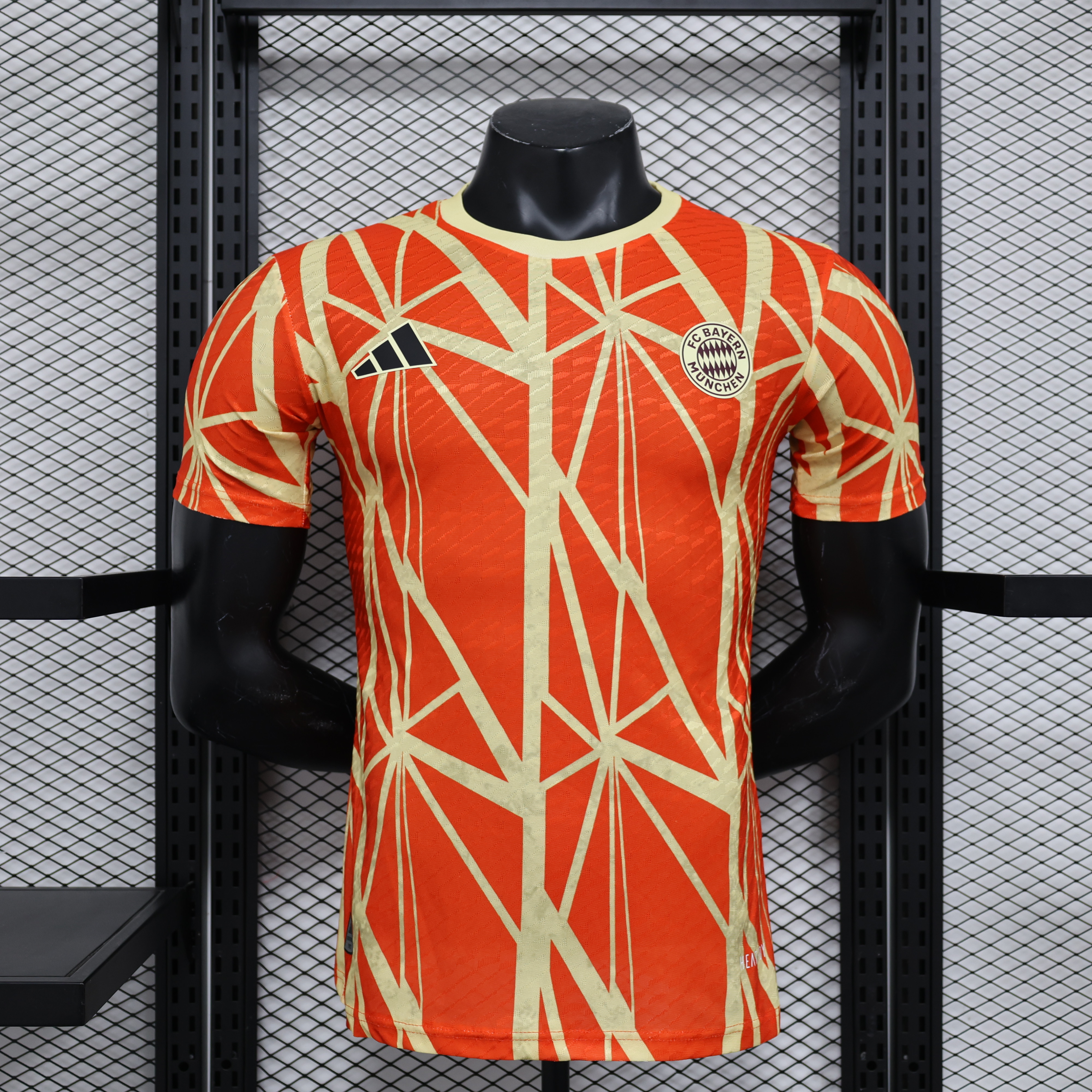 Bayern Munich 24-25 Red Pre-Match Training Jersey - Player Version - ReplicasJersey