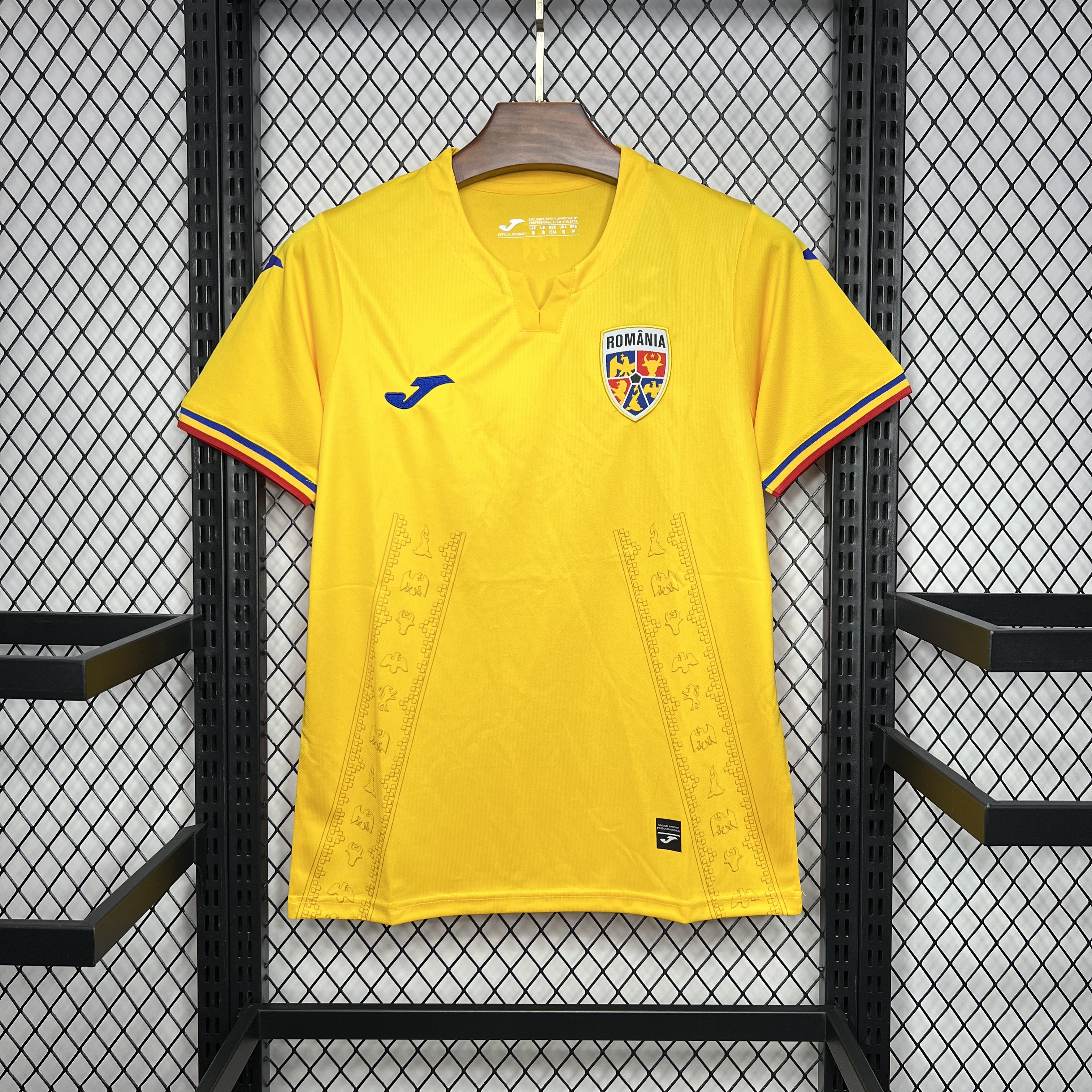 Romania 2024 Home Stadium Jersey - Fans Version - ReplicasJersey