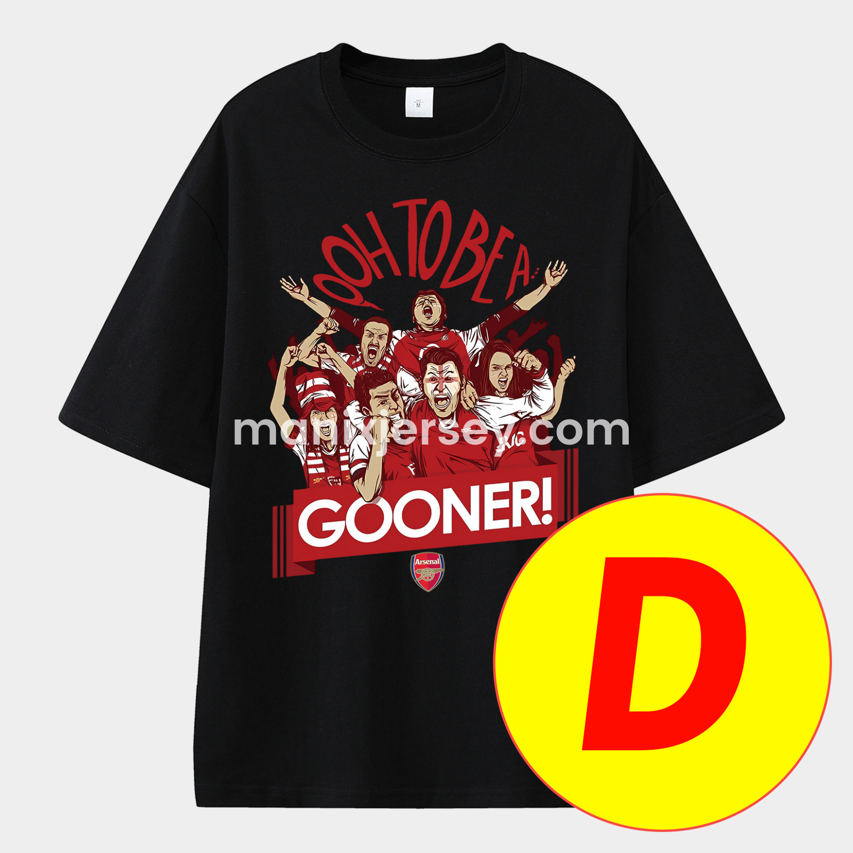 Arsenal Henry Wenger Saka Gunners Unisex Pure Cotton T-shirt - ReplicasJersey