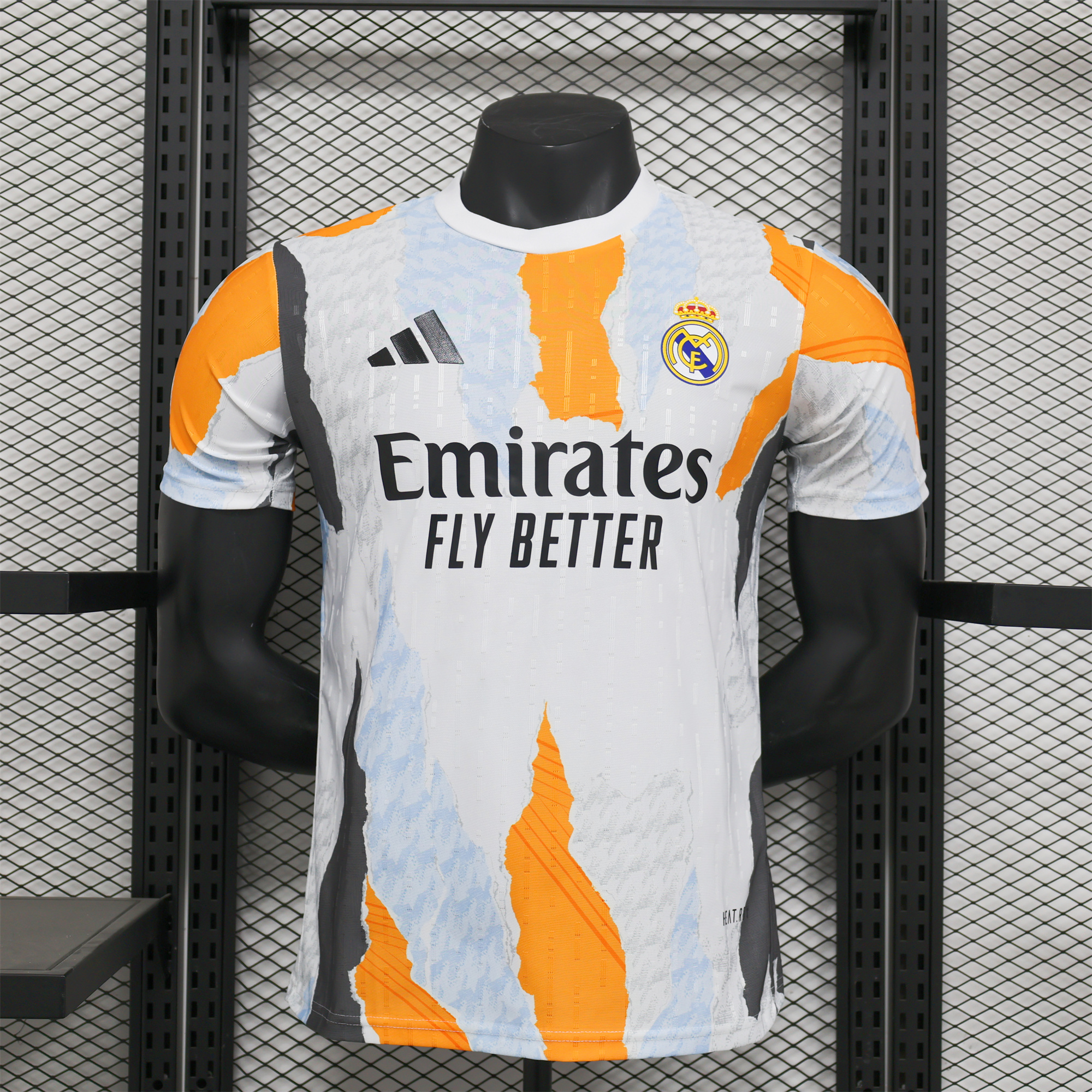 Real Madrid 24-25 Pre-Match 2 Jersey - Player Version - ReplicasJersey