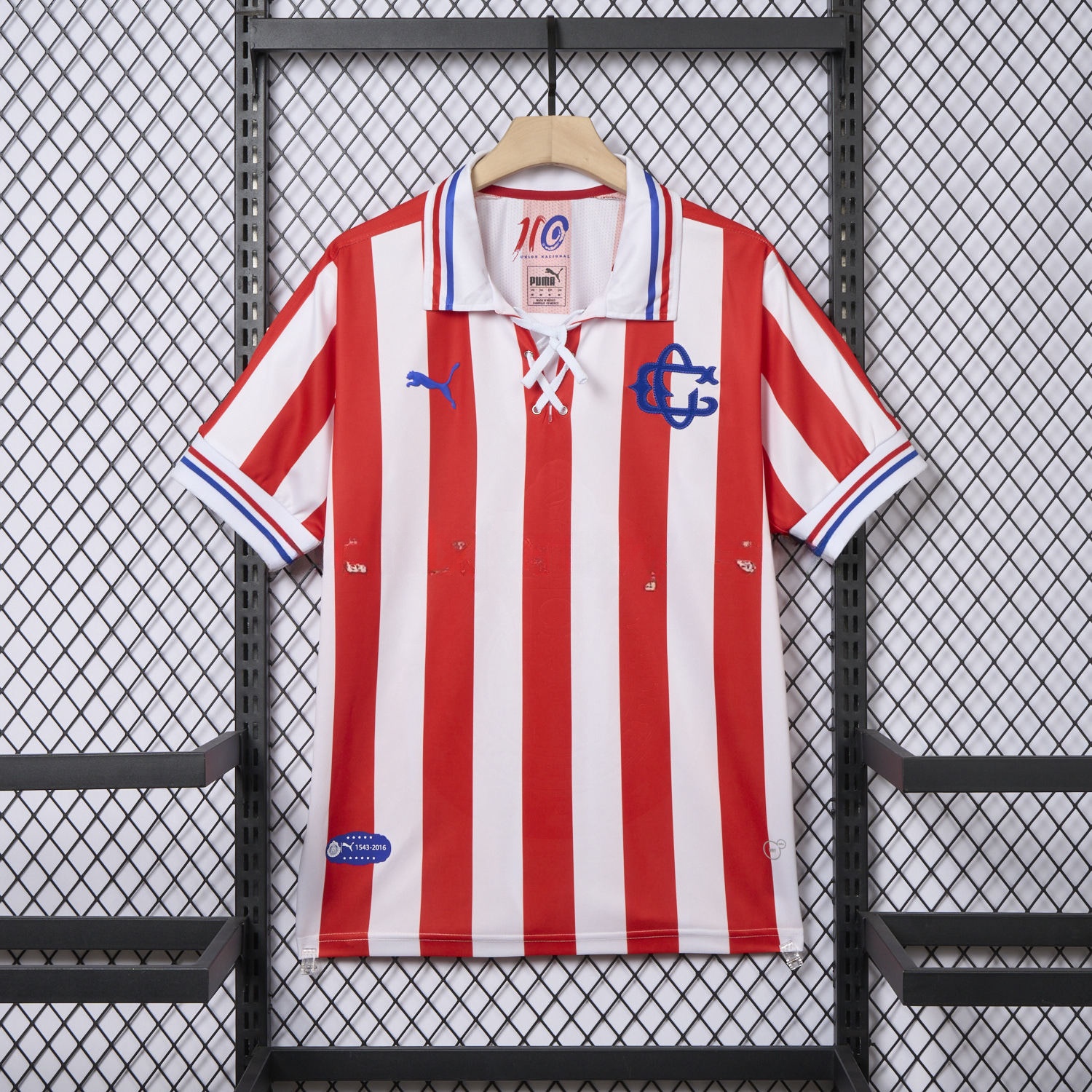 Retro Chivas de Guadalajara 2016-17 110-Years Anniversary Jersey - ReplicasJersey