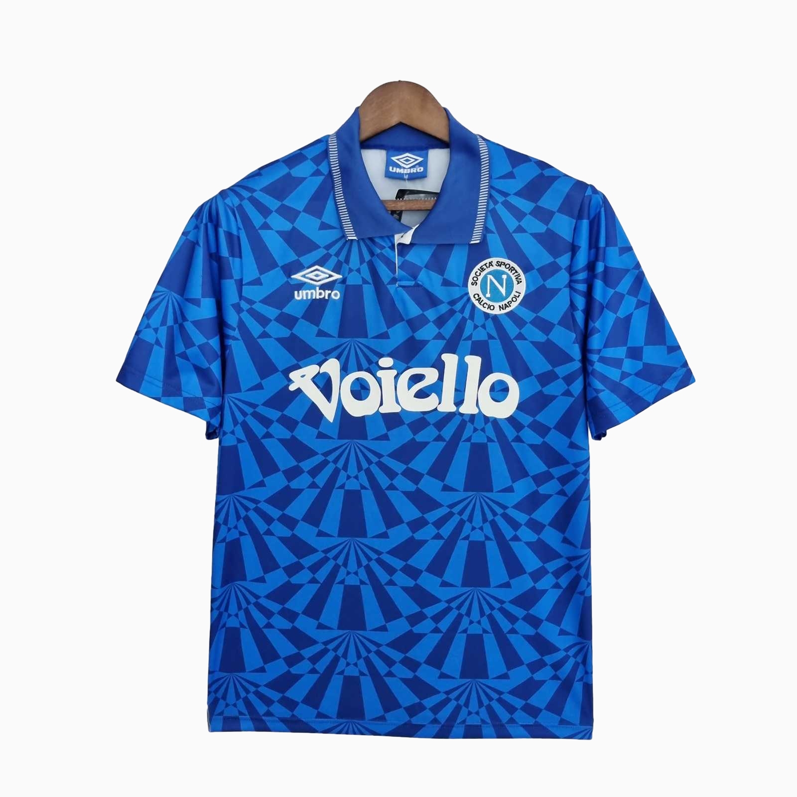 Retro Napoli 1991-93 Home Stadium Jersey - ReplicasJersey