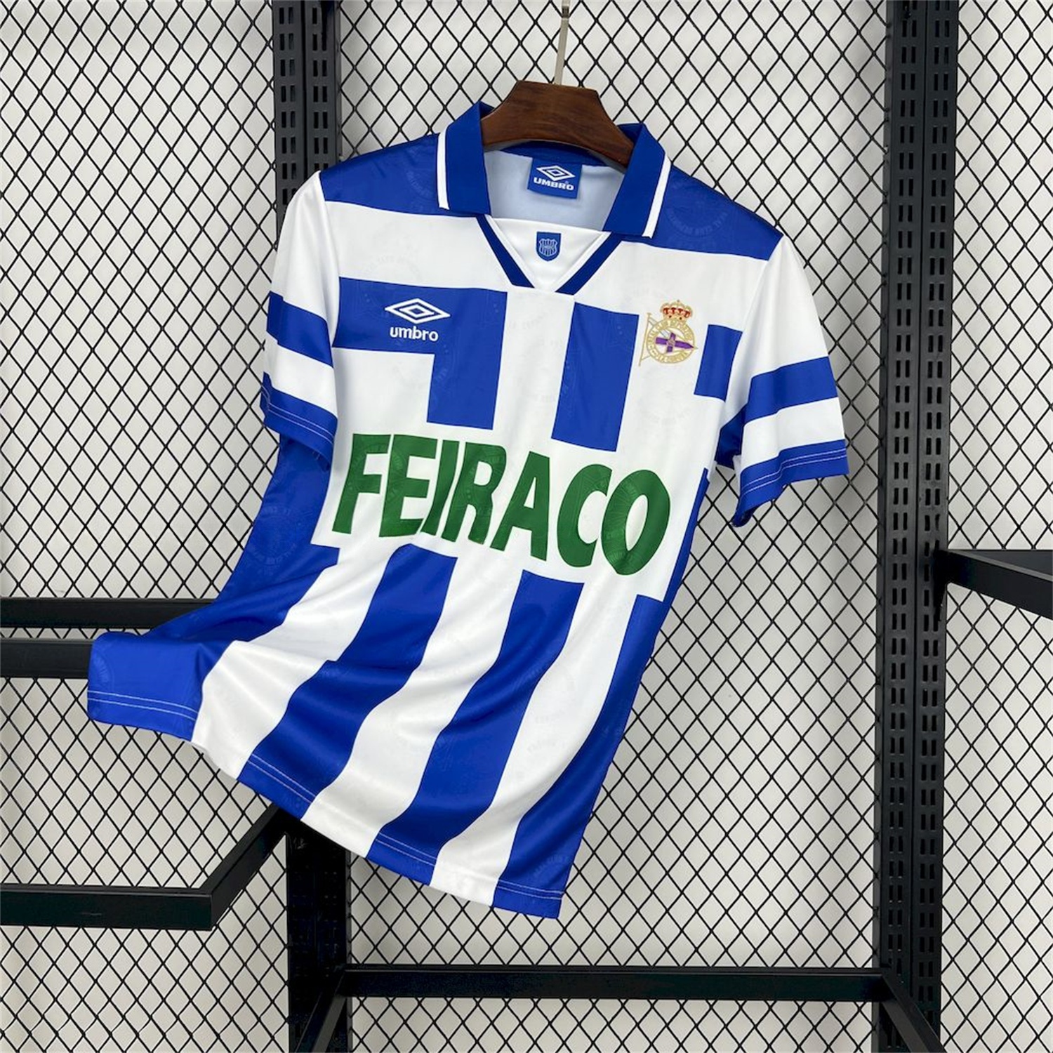 Retro Deportivo de La Coruña 1994-95 Home Jersey - ReplicasJersey