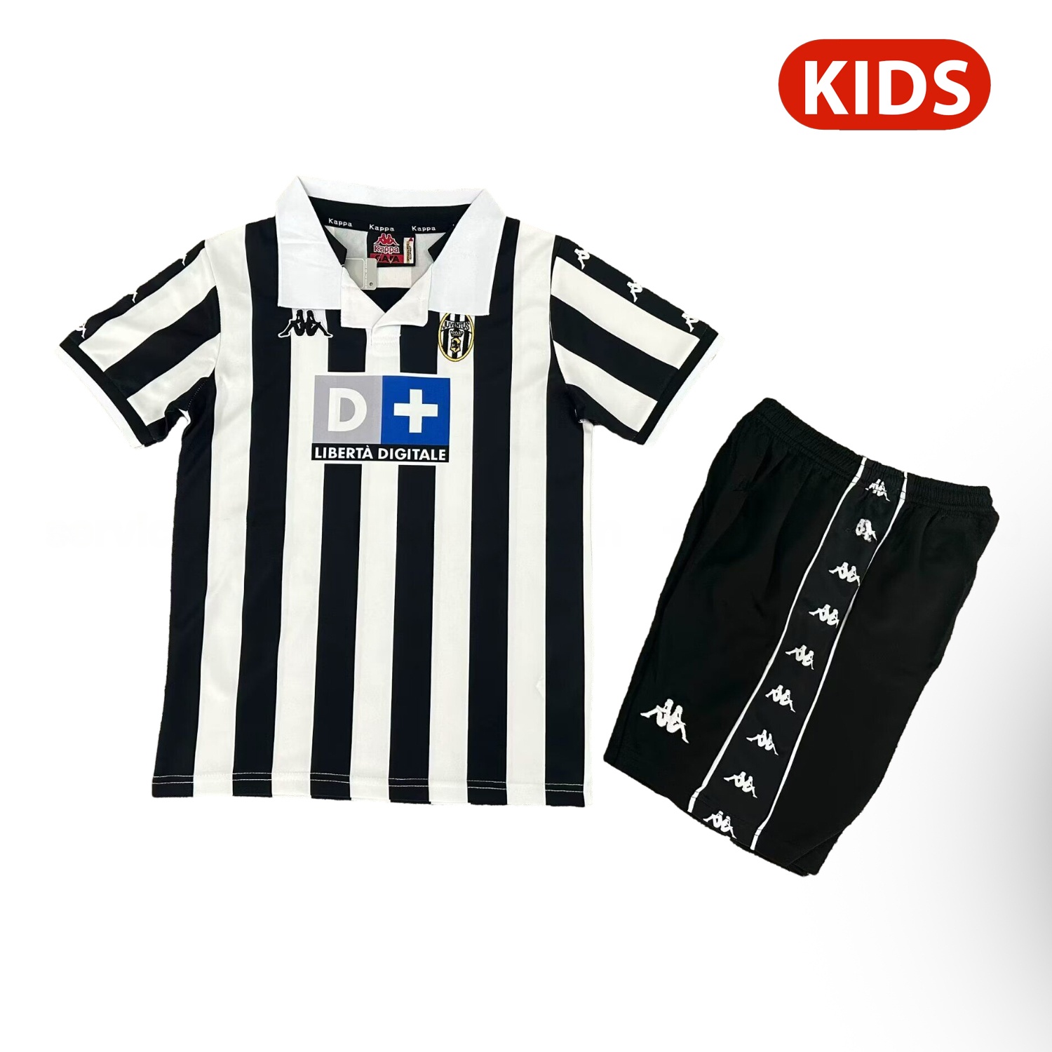 Retro Juventus 1999-00 Home Kids Kit - ReplicasJersey
