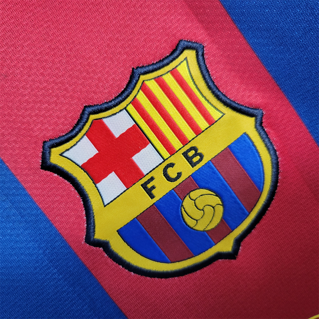 B.A.R.S.A Retro 10-11 Home Stadium Jersey - ReplicasJersey
