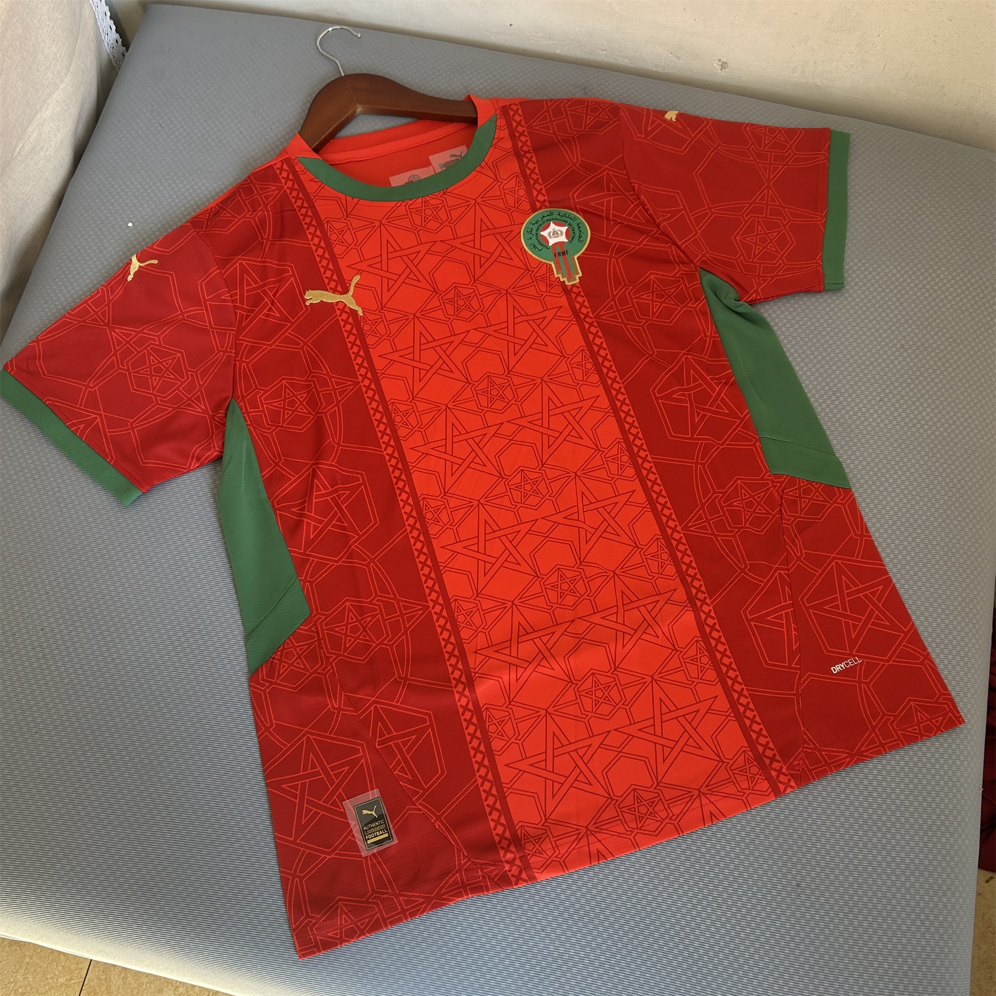Morocco 24-25 Home Jersey - Fans Version - ReplicasJersey