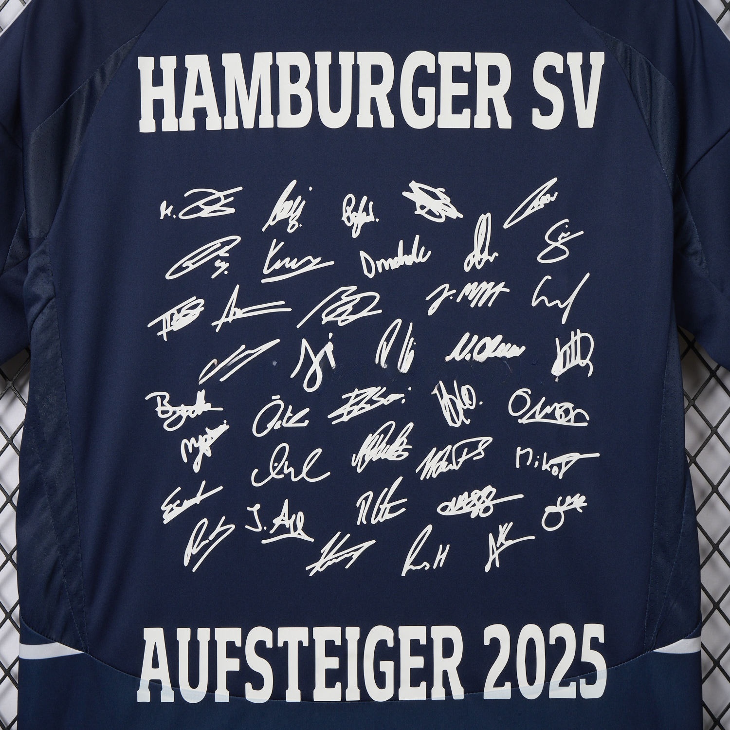 【Team Signatures Version】Hamburger SV 24-25 Away Jersey - Fans Version - ReplicasJersey
