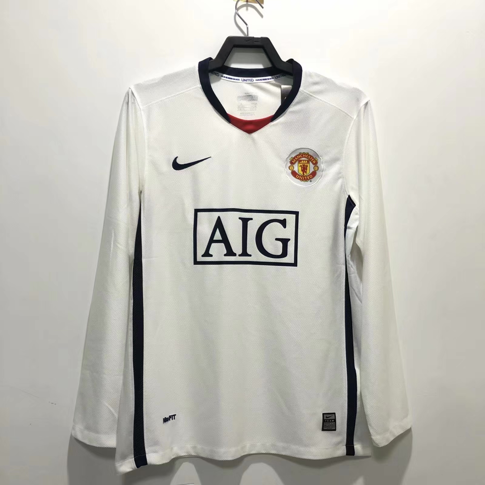 Manchester United Retro 08-09 Away Long Sleeve Jersey - ReplicasJersey