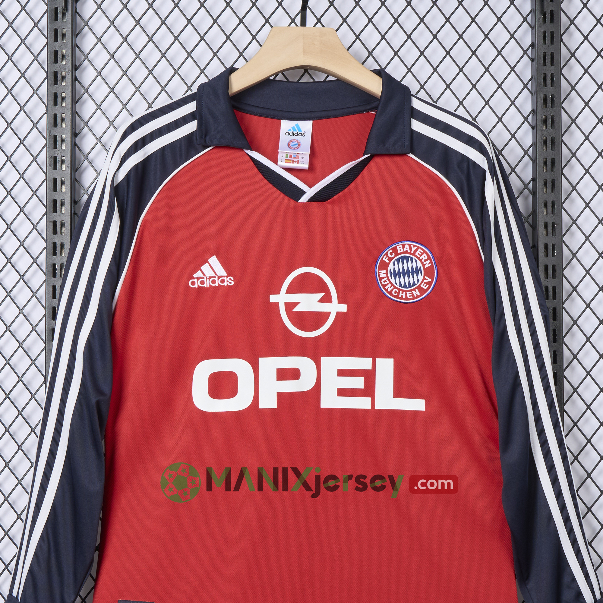 Retro Bayern Munich 2000-01 Home Long Sleeve Jersey - ReplicasJersey