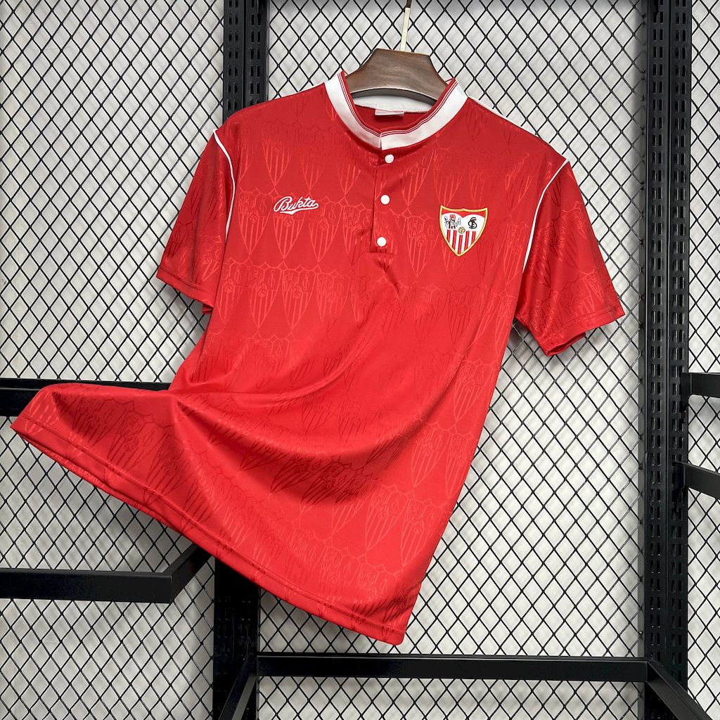 Retro Sevilla FC 1991-92 Away Jersey - ReplicasJersey