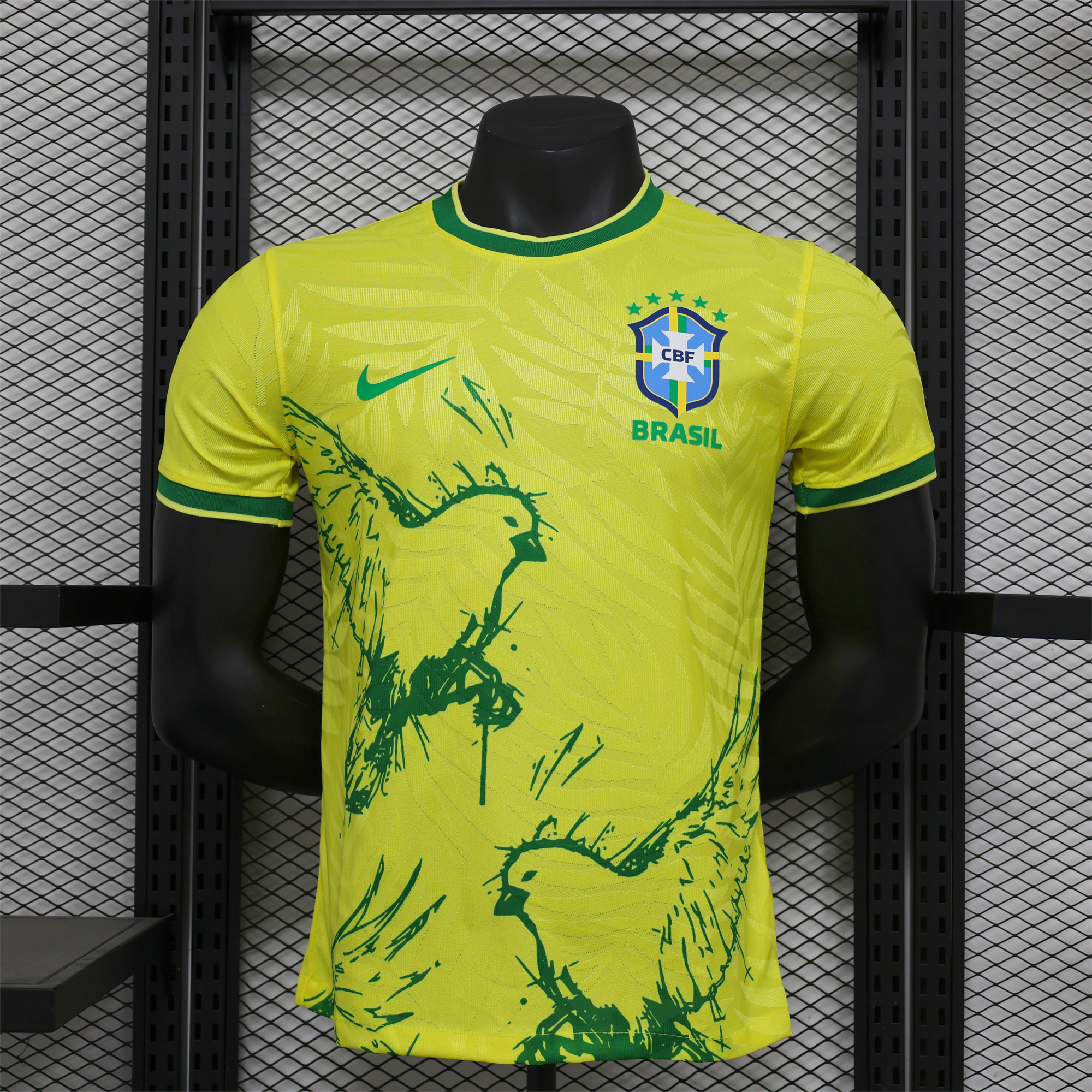 Brazil 2024 Yellow Dove Special Edition Jersey - Player Version - ReplicasJersey