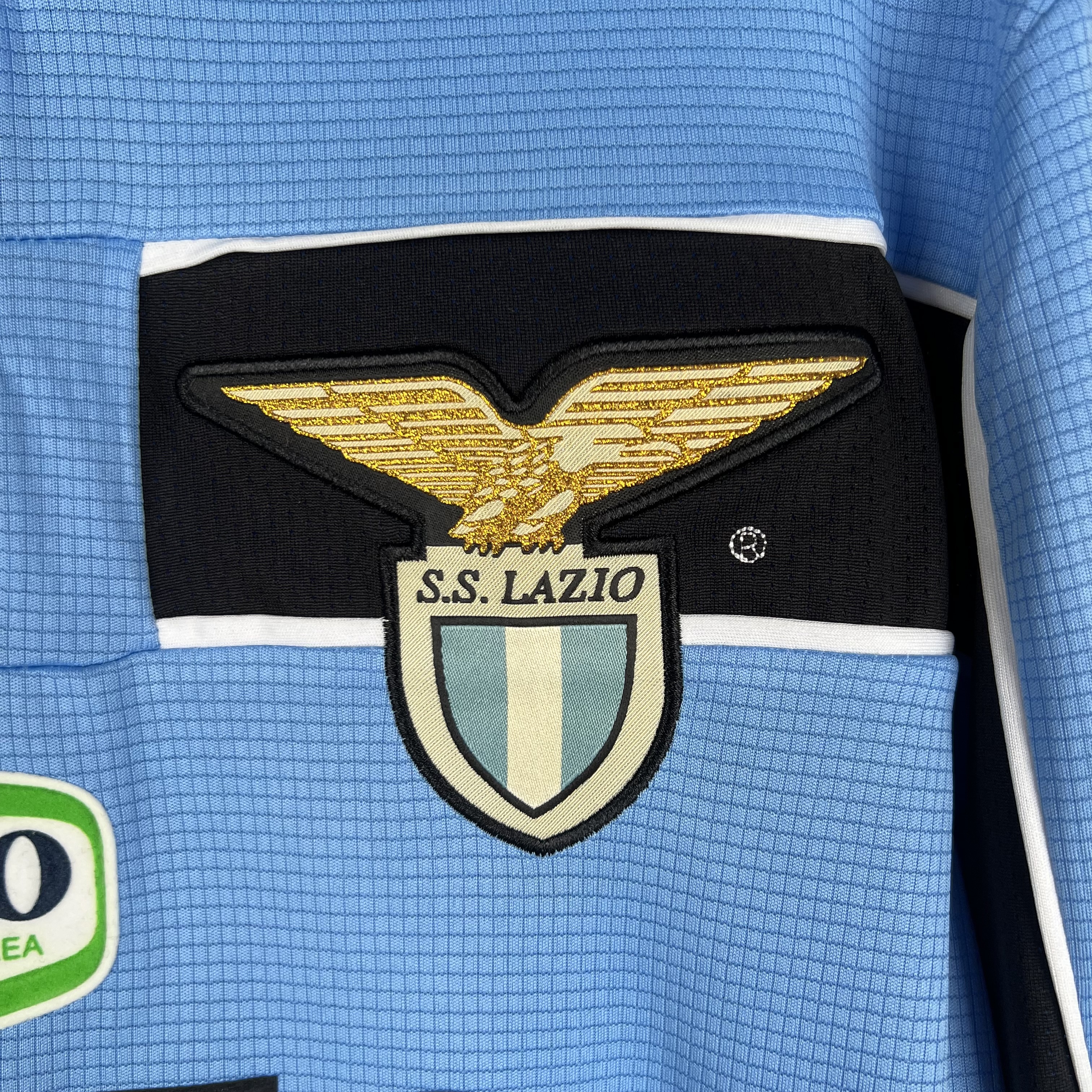 Retro Lazio 1998-00 Home Stadium Long Sleeve Jersey - ReplicasJersey