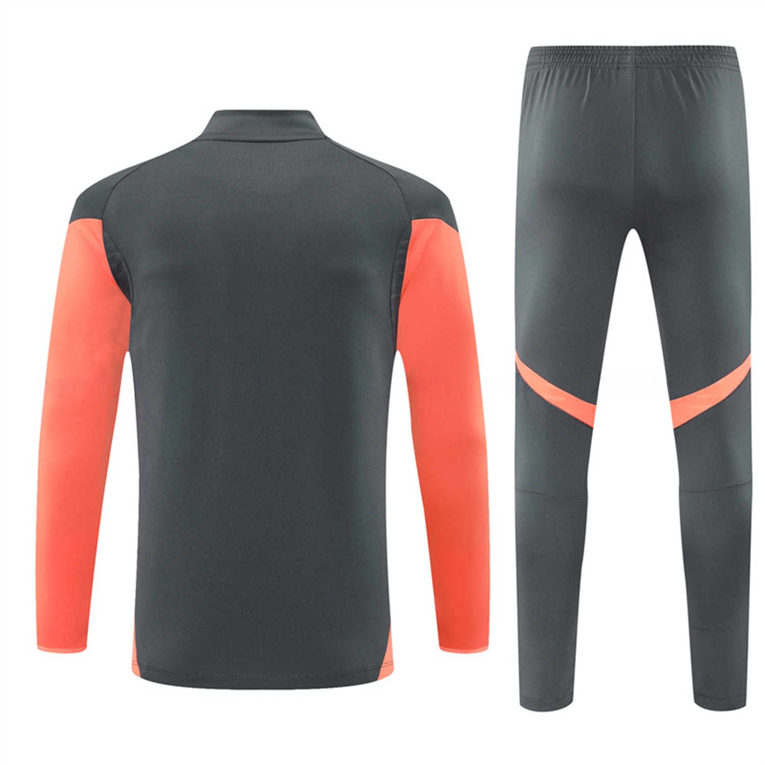 Bayern Munich 25-26 Kids Long Sleeves Training Set - Dark Grey Top & Pants - ReplicasJersey