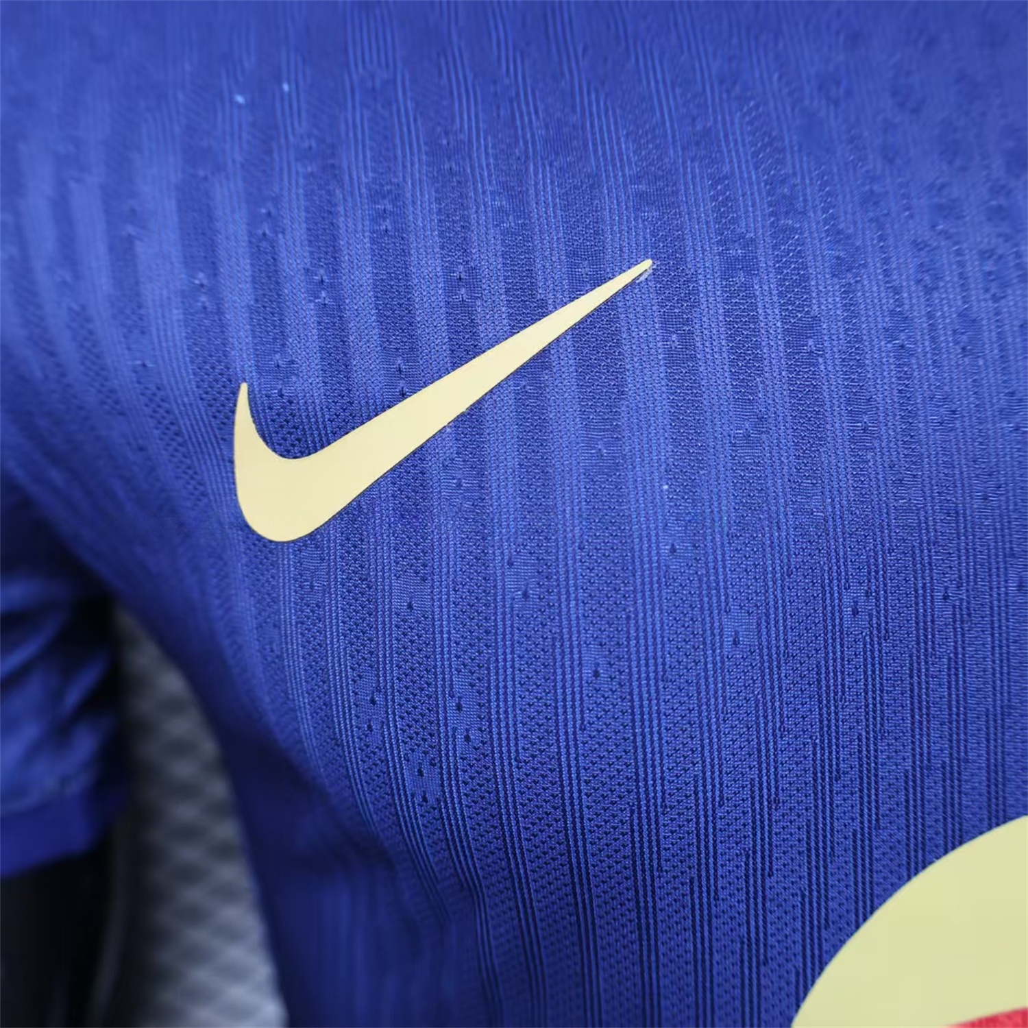 B.A.R.S.A 25-26 Red & Blue Guards Dark Blue Special Jersey - Player Version - ReplicasJersey