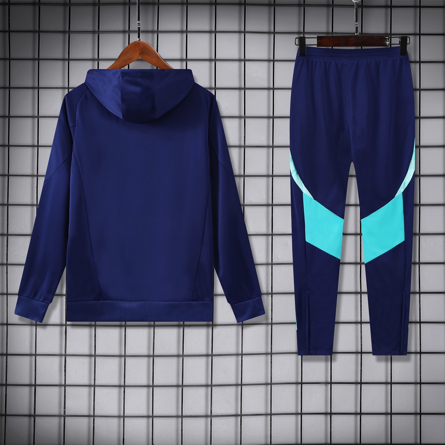 Flamengo 25-26 Training Hoodie Set - Royal Blue Top and Pants - ReplicasJersey