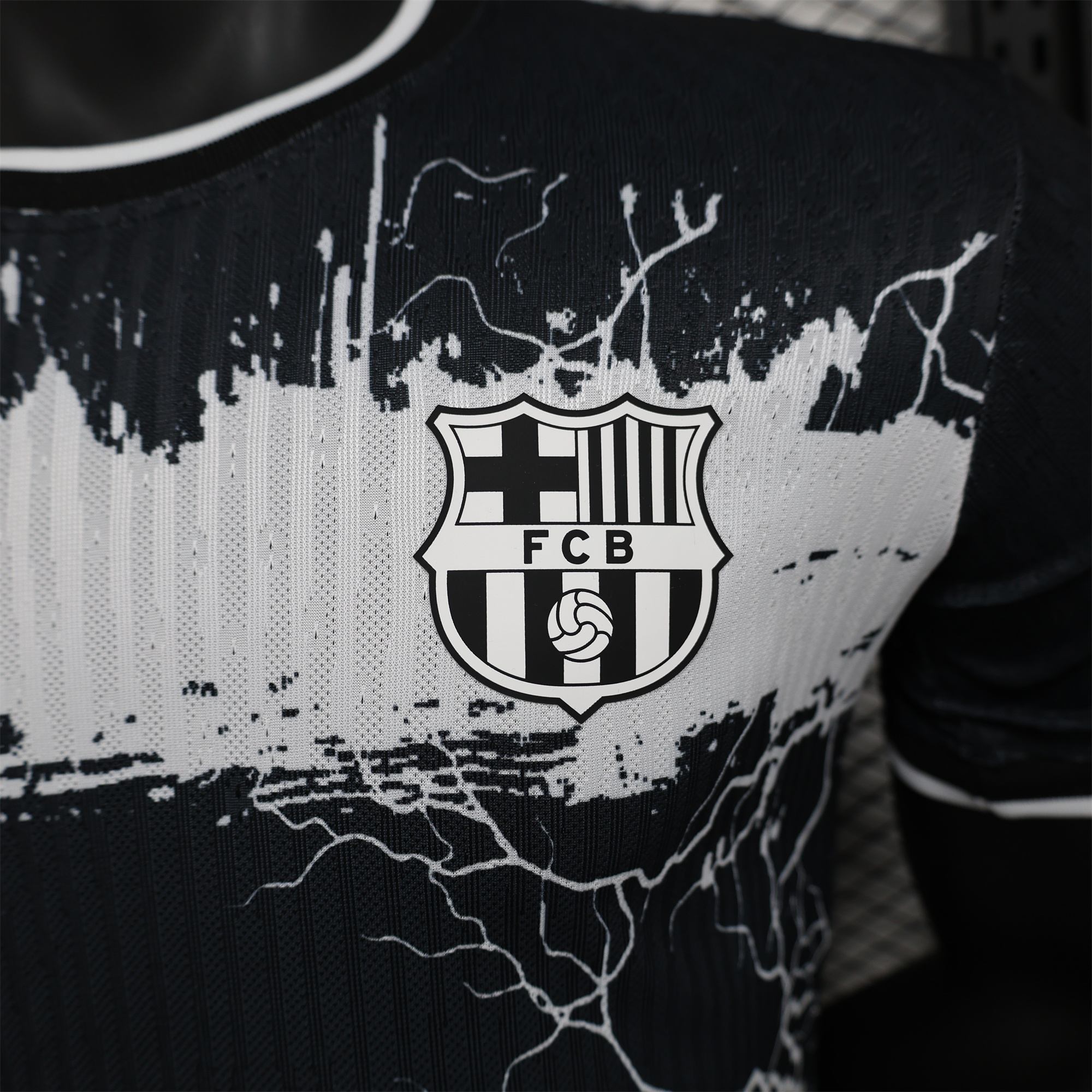 B.A.R.S.A 24-25 White Lightning Special Edition Black Jersey - Player Version - ReplicasJersey