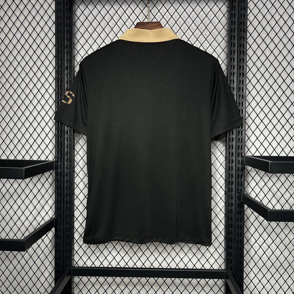 B.A.R.S.A 24-25 Black Gold Polo Shirt - Fans Version - ReplicasJersey