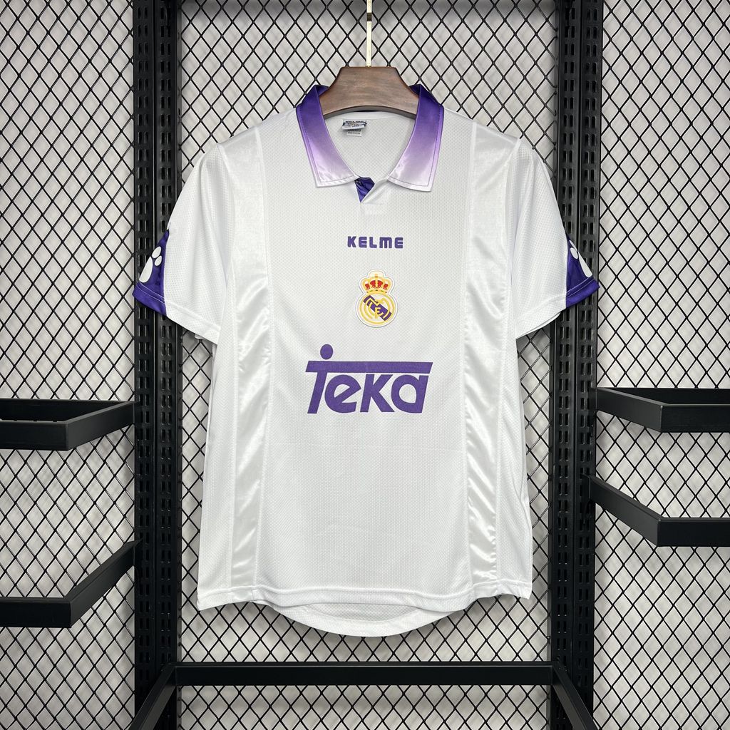 Retro Real Madrid 1997-98 Home Stadium Jersey - ReplicasJersey