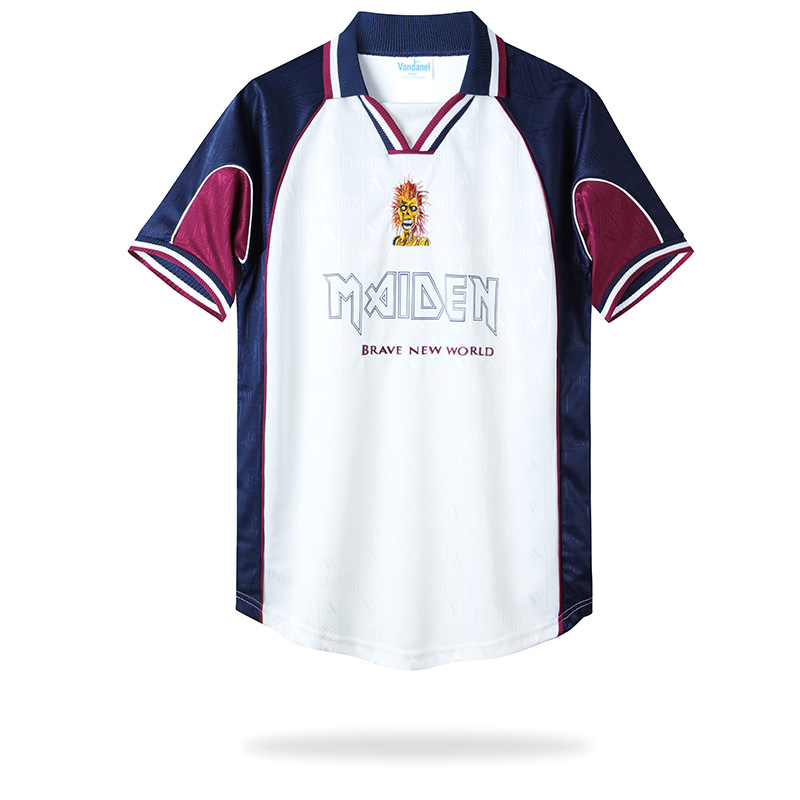 Retro Iron Maiden 1999-01 Away Jersey - ReplicasJersey