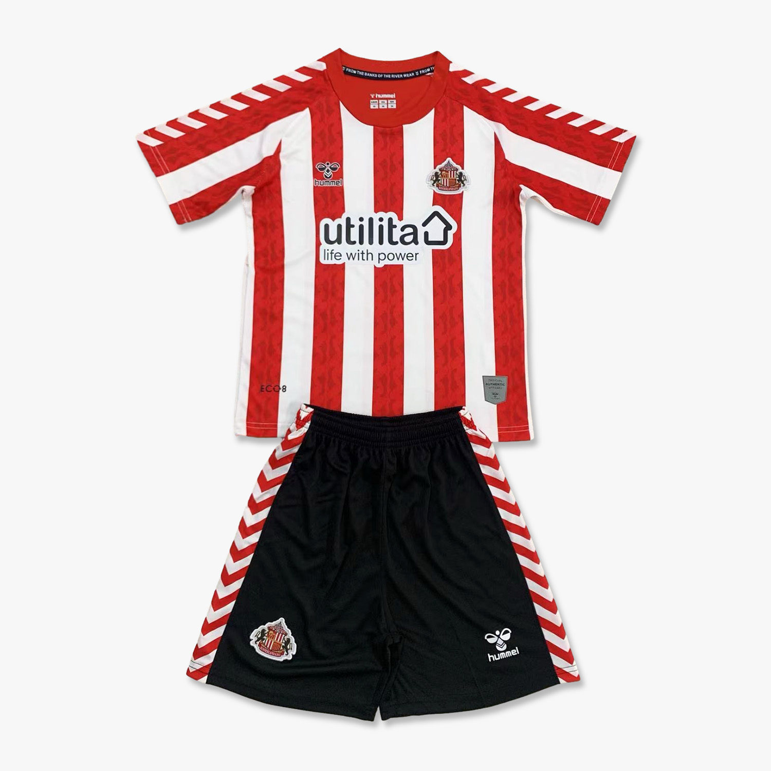 Sunderland 24-25 Home Stadium Kids Kit - ReplicasJersey