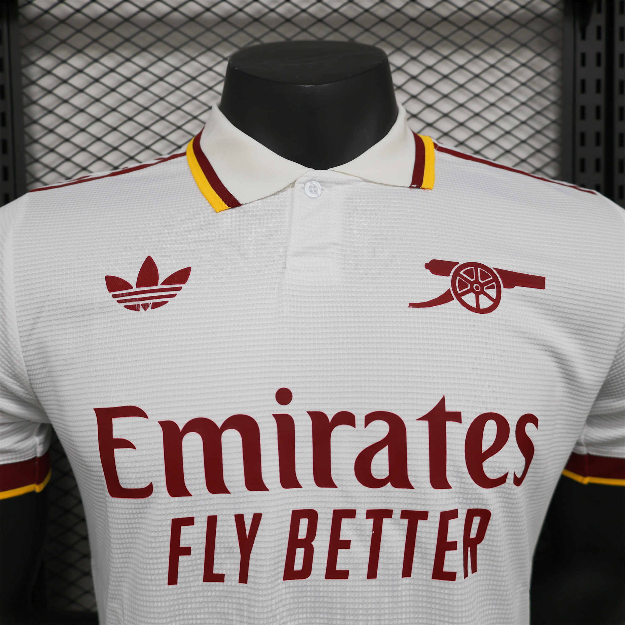 Arsenal 24-25 White Special Edition Polo Jersey - Player Version - ReplicasJersey