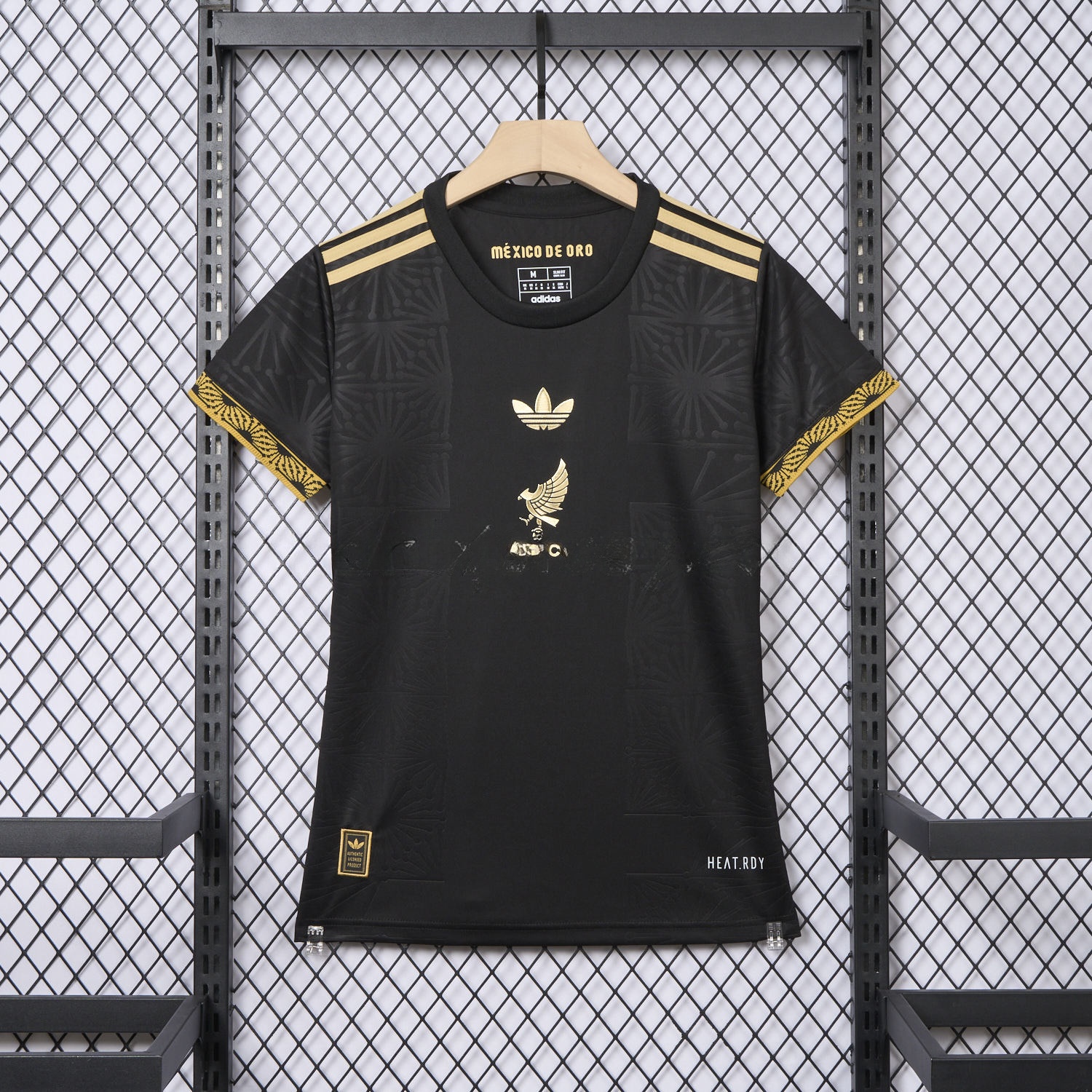Women's Mexico 2025 Gold Cup Black Jersey - Fans Version - ReplicasJersey