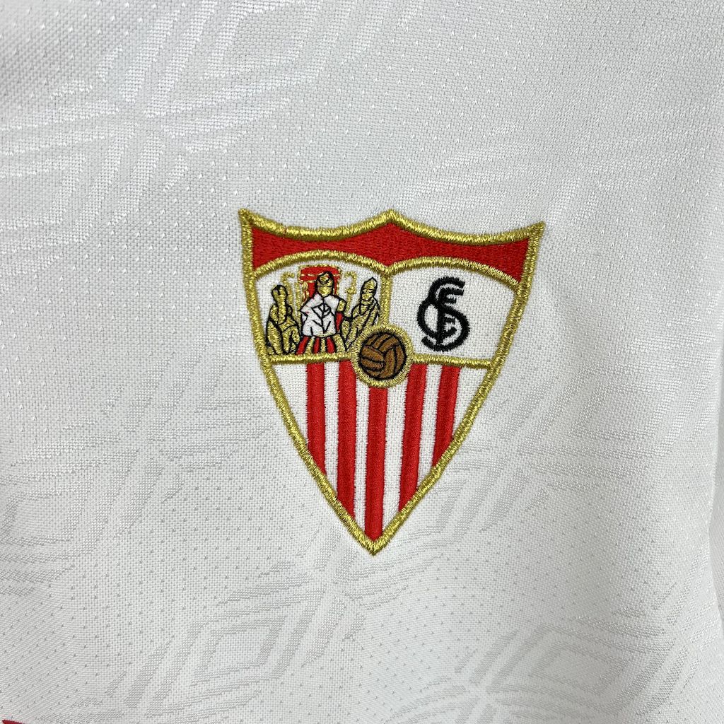 Retro Sevilla FC 1994-96 Home Jersey - ReplicasJersey