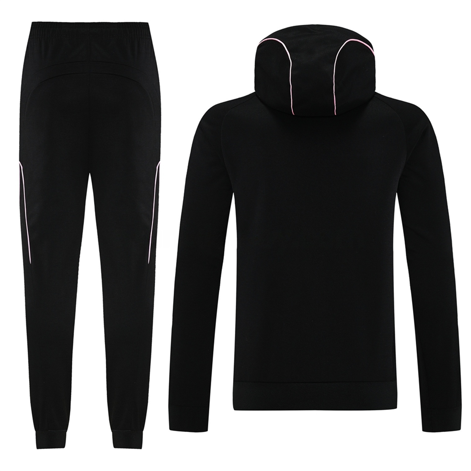 INT M.A.M 25-26 Long Sleeves Training Hoodie Set - Black Hoodie + Pants - ReplicasJersey