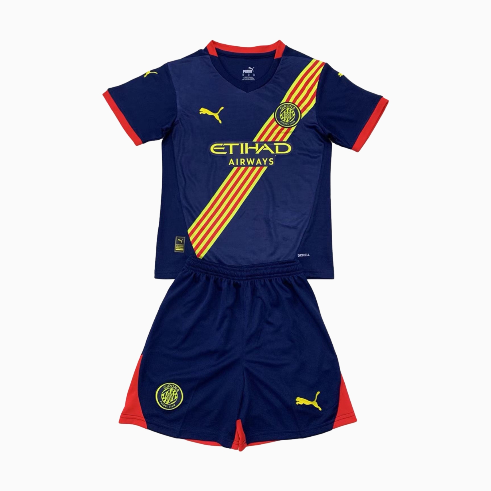 Girona 24-25 Away Men's Adult Jersey Set - Fans Version - ReplicasJersey