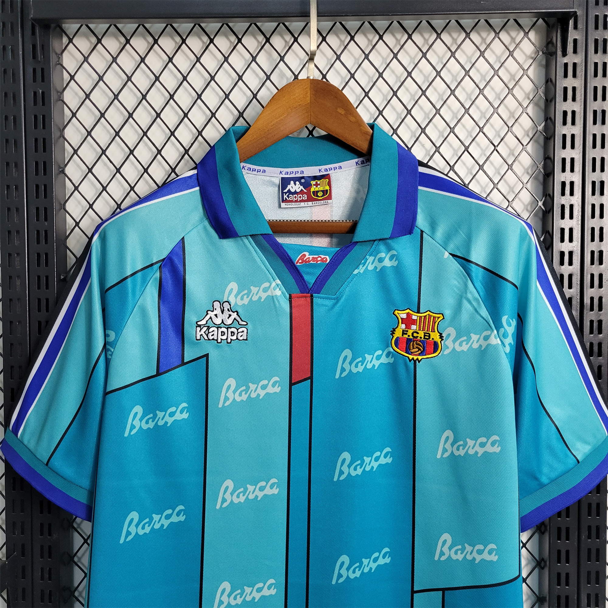 B.A.R.S.A Retro 95-97 Away Stadium Jersey - ReplicasJersey