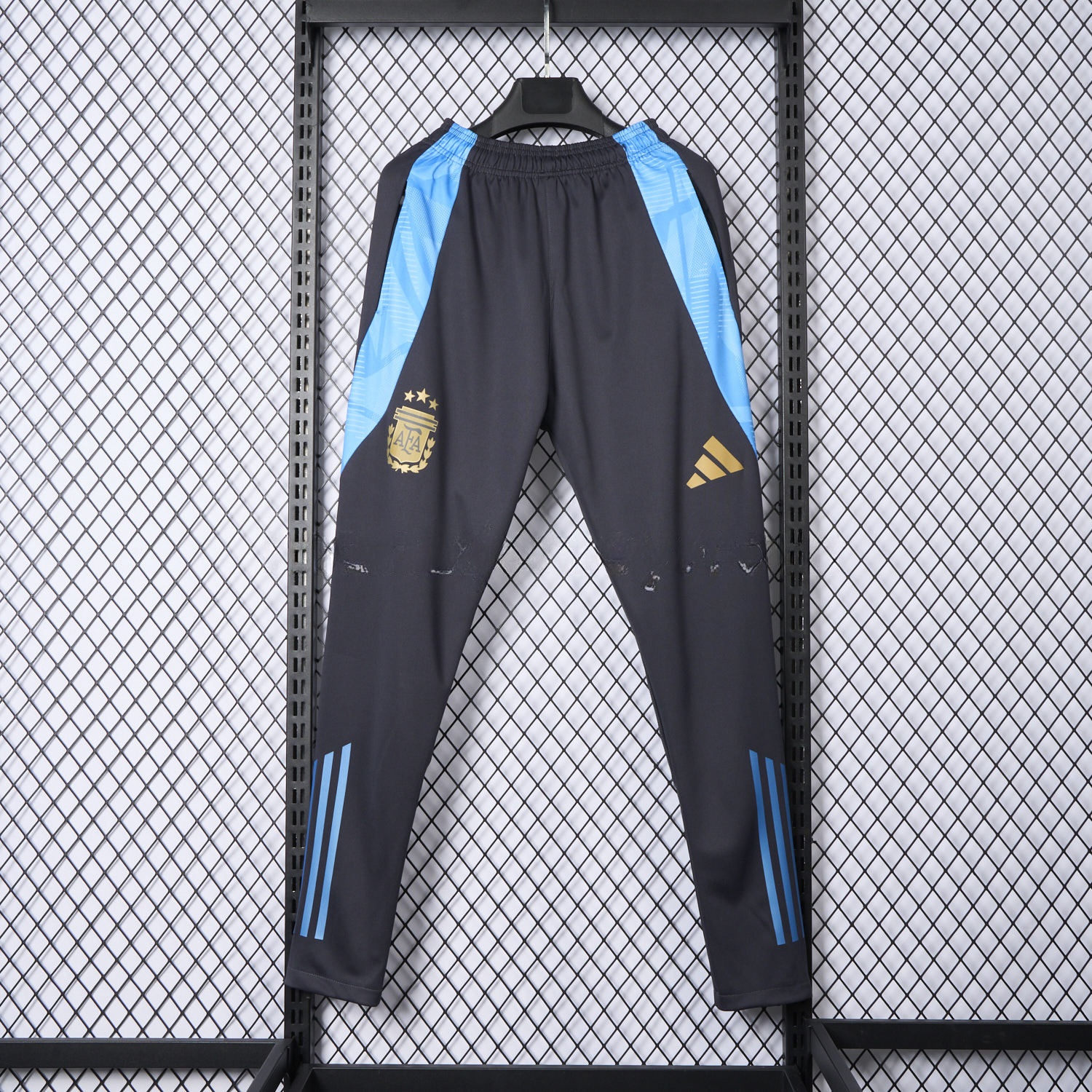 Argentina 24-25 Deep Grey Training Pants - Player Version - ReplicasJersey