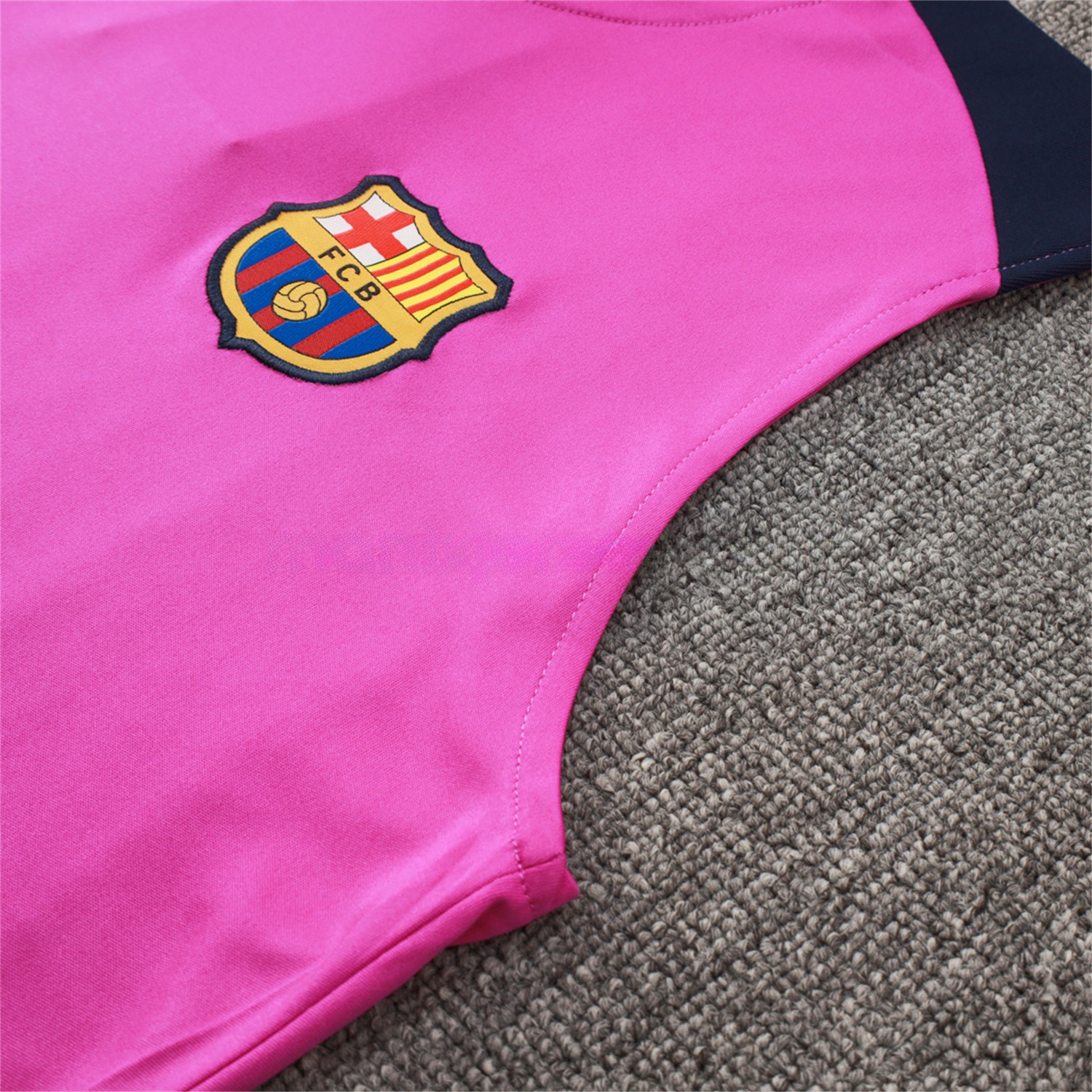 B.A.R.S.A 25-26 Vest Training Set - Purple Pink Vest and Black Shorts - ReplicasJersey