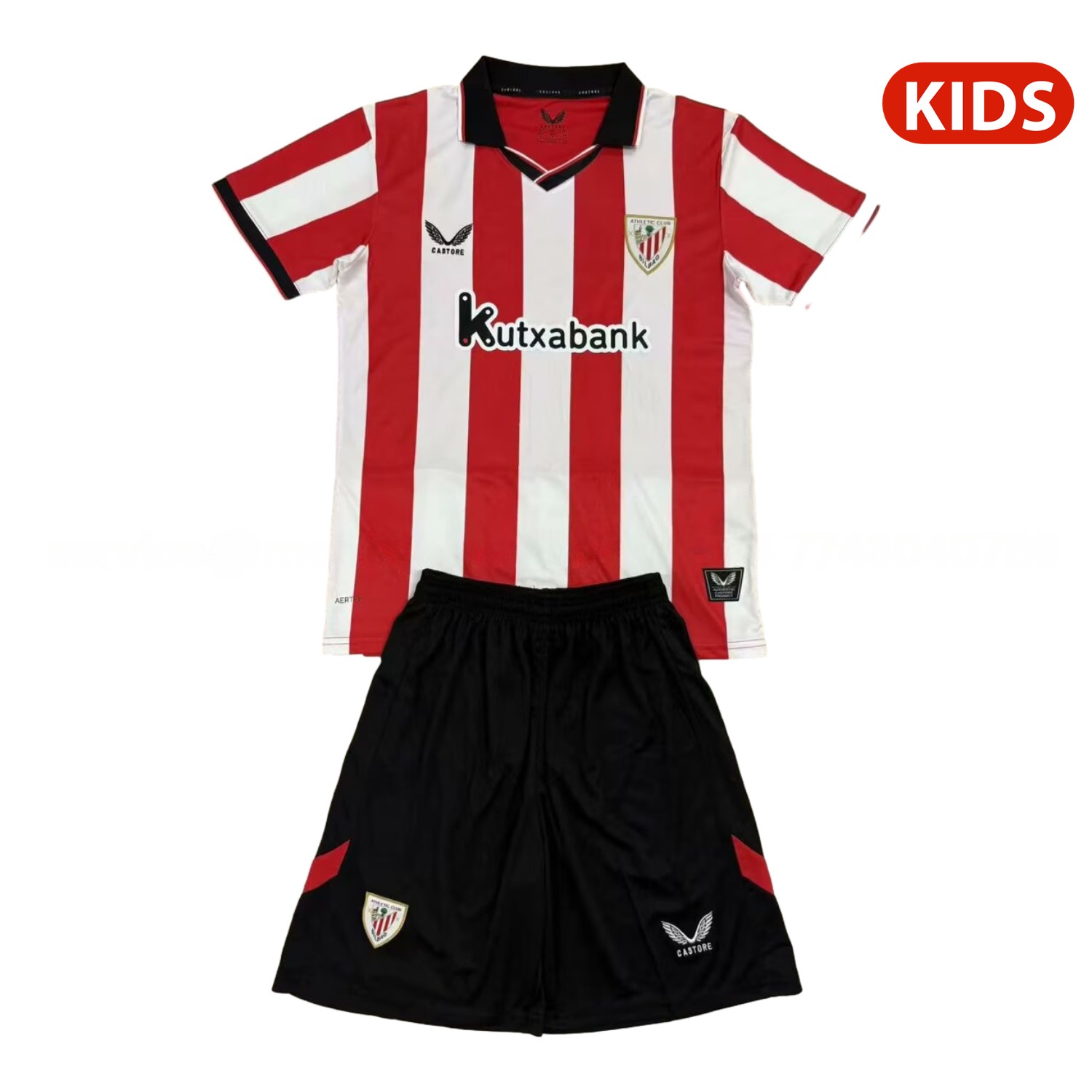 Athletic Bilbao 25-26 Home Kids Kit - ReplicasJersey