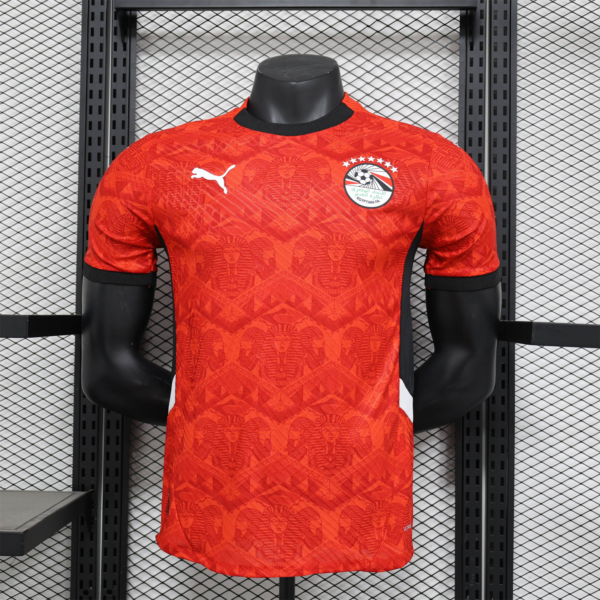 Egypt 24-25 Home Red Jersey - Player Version - ReplicasJersey