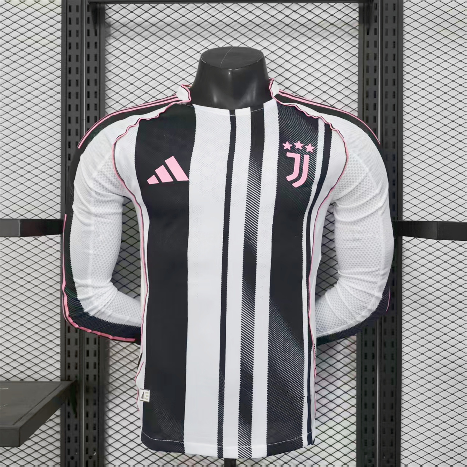 Juventus 25-26 Home Unsponsored Long Sleeves Jersey - Player Version - ReplicasJersey