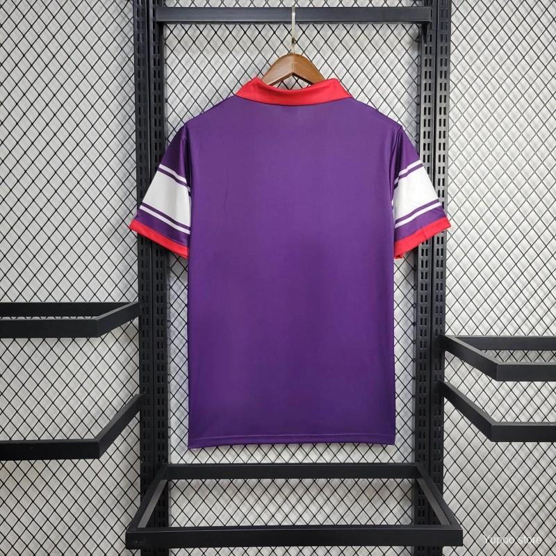 Retro Fiorentina 1984-85 Home Stadium Jersey - ReplicasJersey
