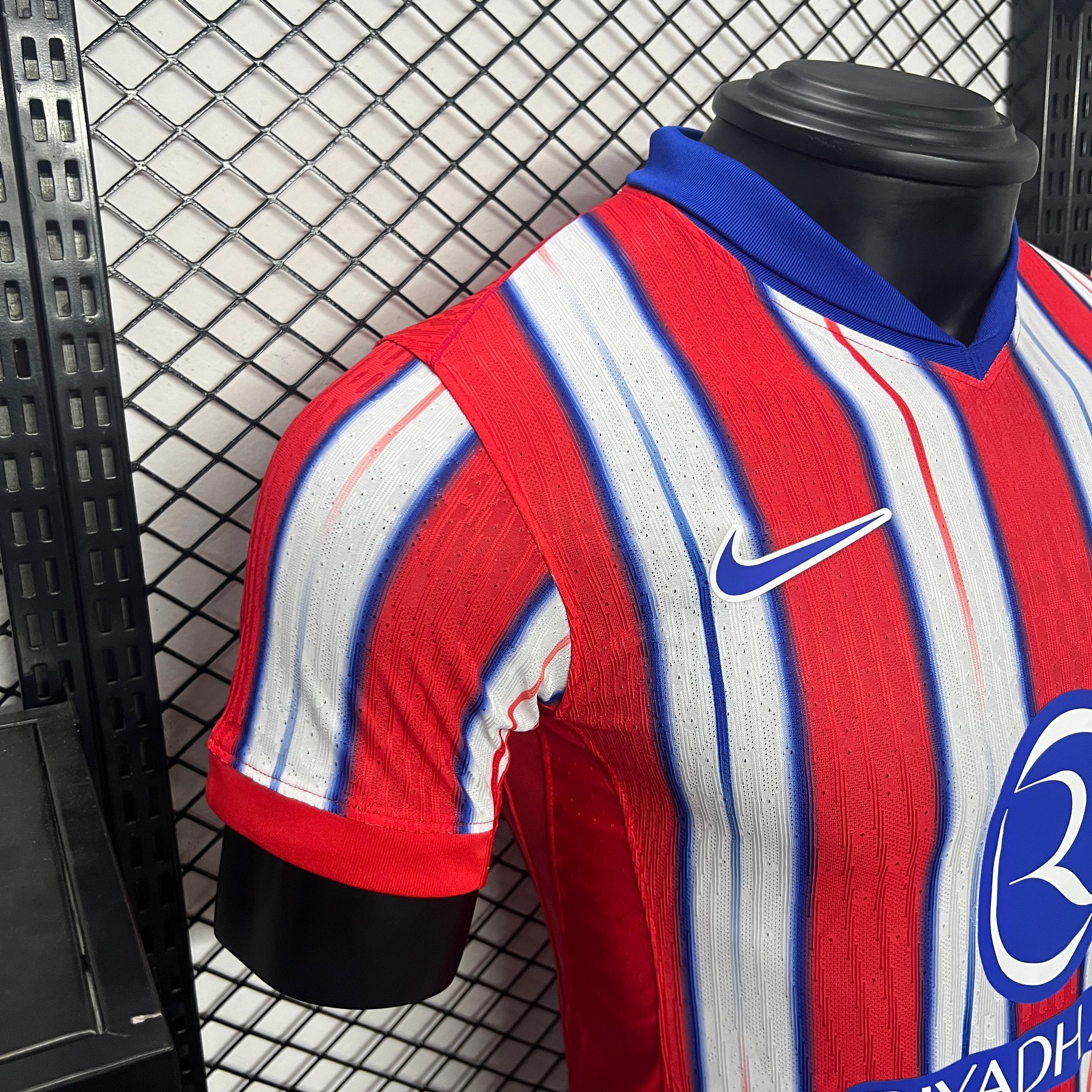 Atletico Madrid 24-25 Home Stadium Jersey - Player Version - ReplicasJersey