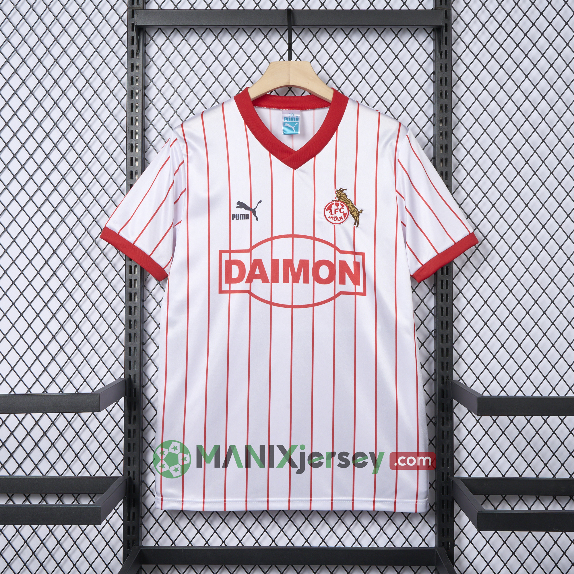 Retro 1. FC Köln 1985-86 Home Jersey - ReplicasJersey
