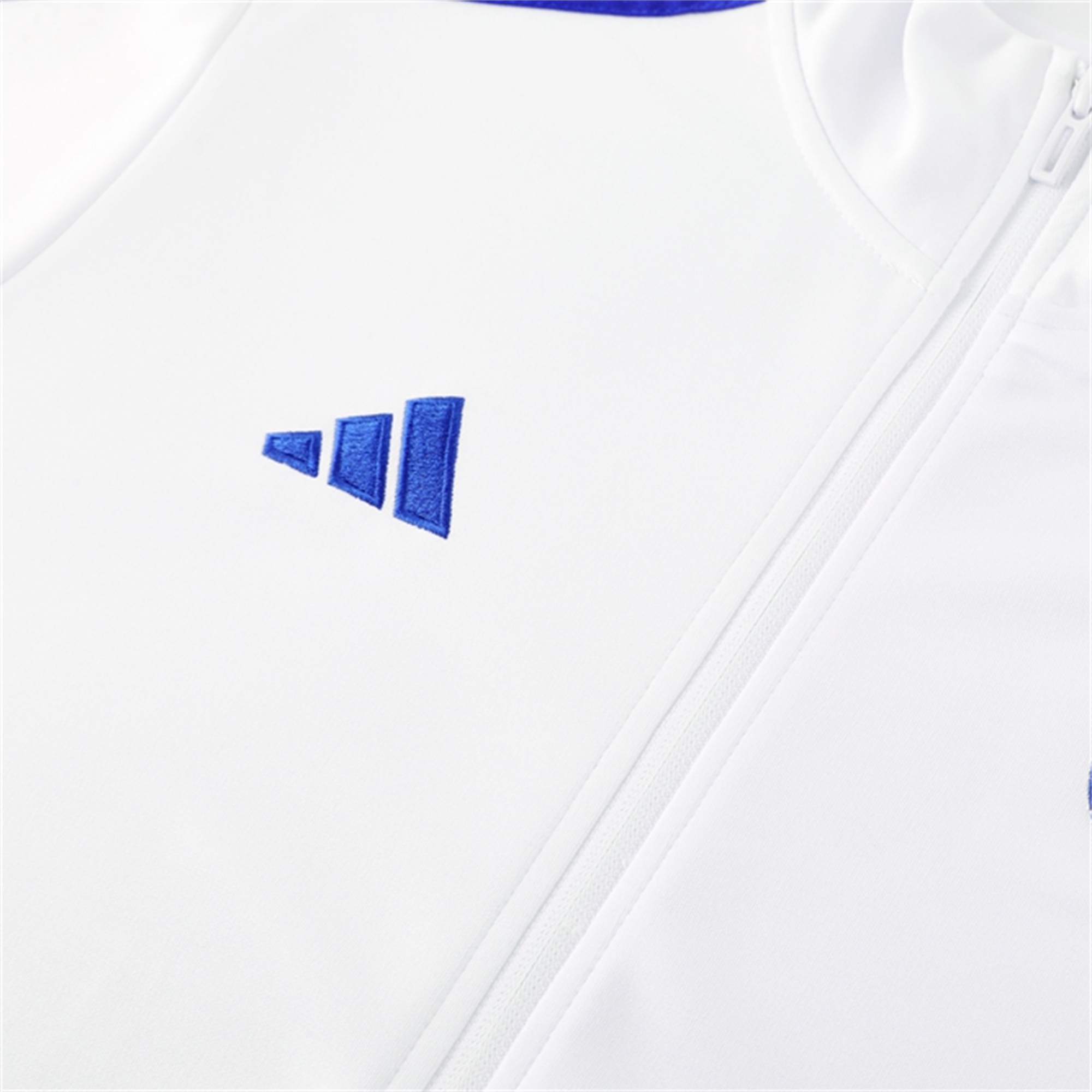 Real Madrid 24-25 Jacket Training Tracksuit - Blue & White - ReplicasJersey