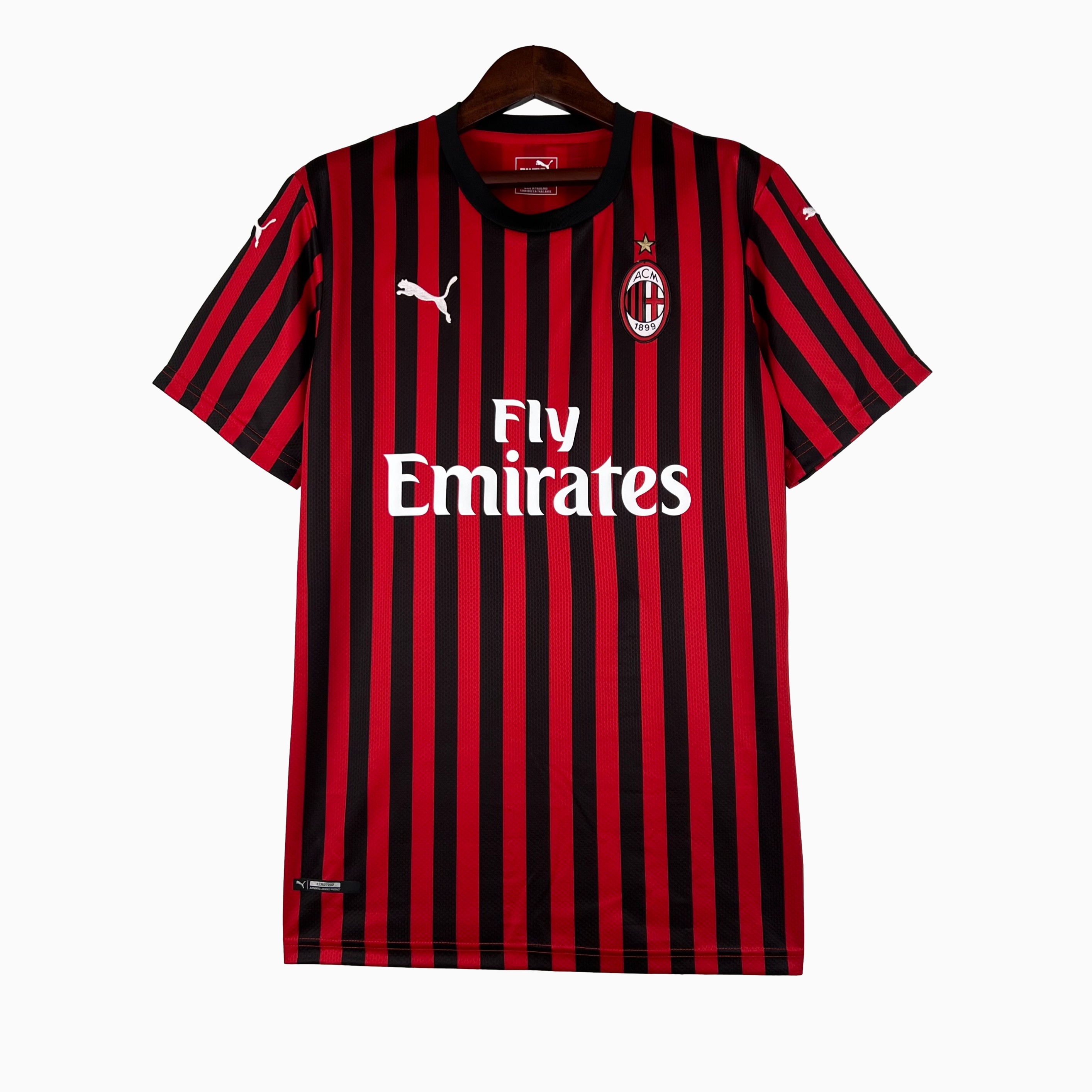 Retro AC Milan 2019-20 Home Stadium Jersey - ReplicasJersey