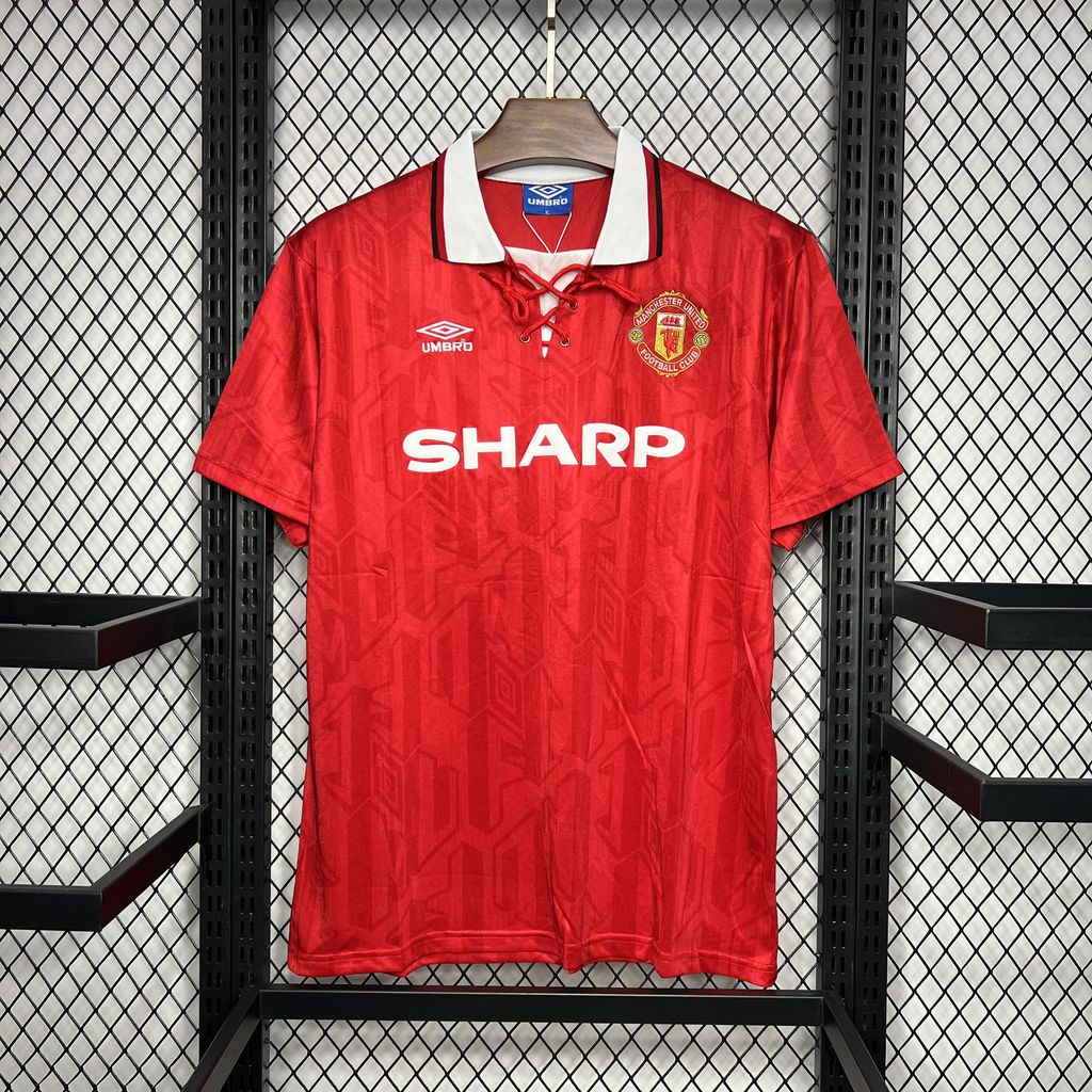 Manchester United Retro 1992-94 Home Jersey - ReplicasJersey