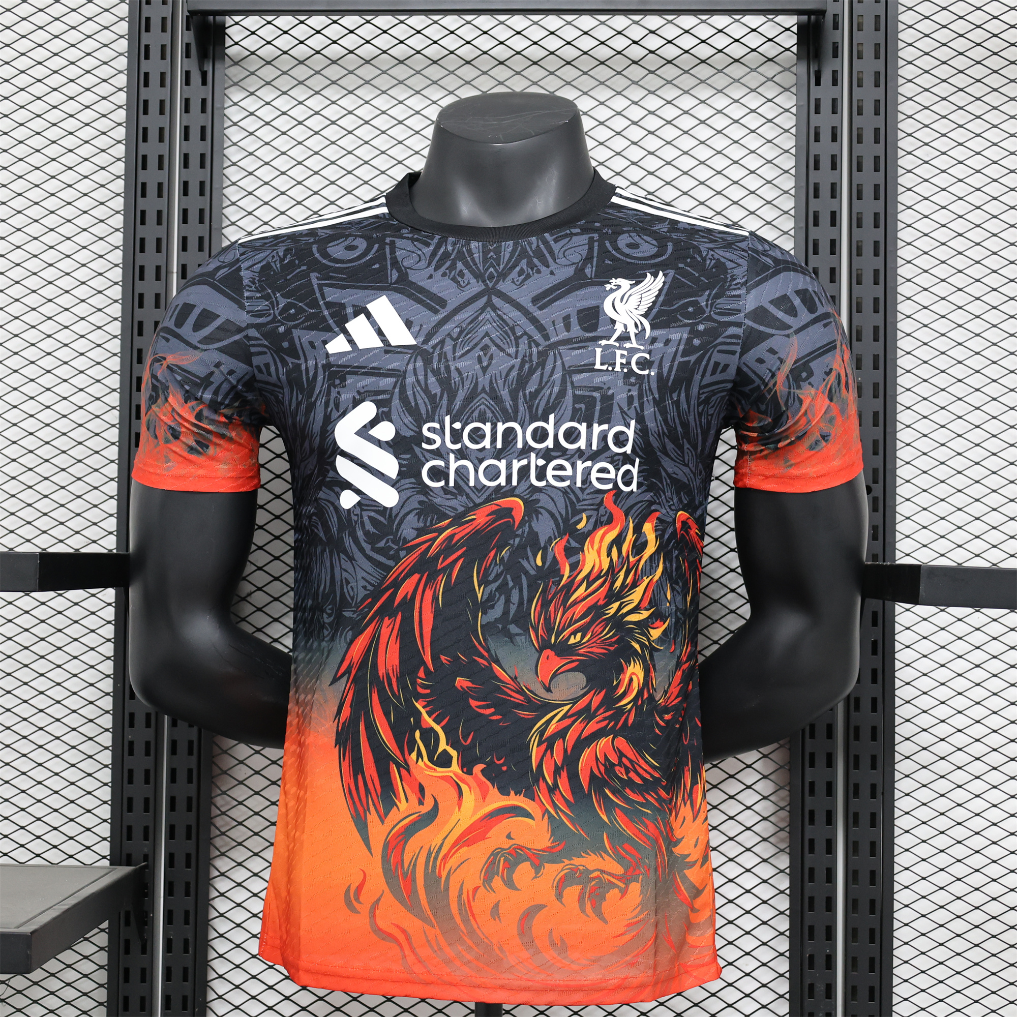Liver.pool 24-25 Red Fire Phoenix Special Edition Jersey - Player Version - ReplicasJersey