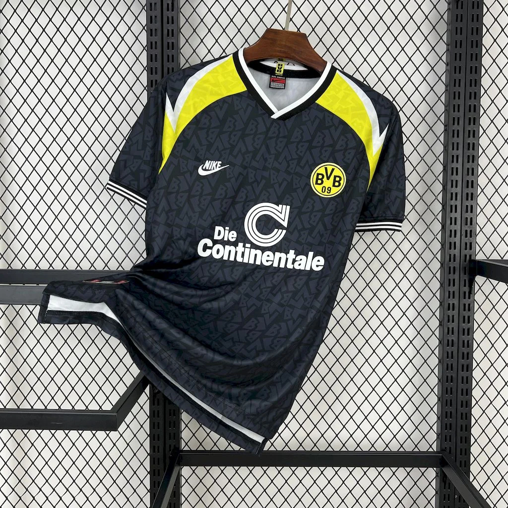 Retro Dortmund 1995-96 Away Jersey - ReplicasJersey